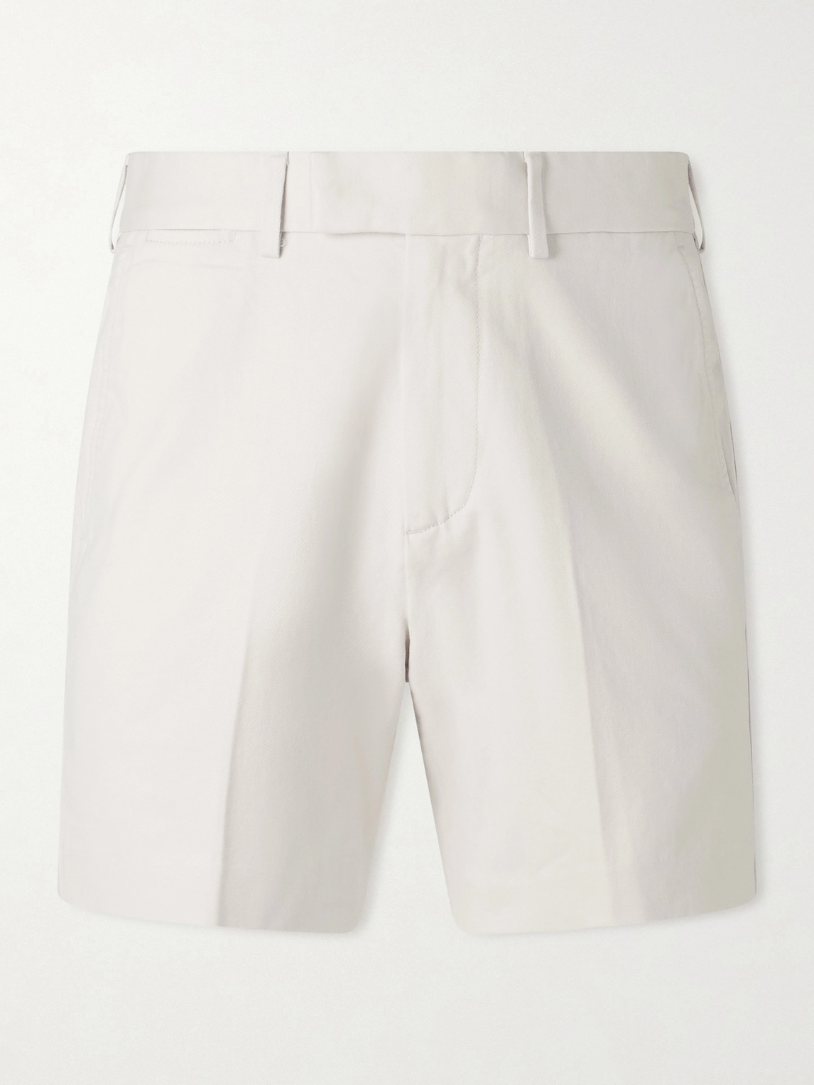 Tom Ford Straight-Leg Brushed Cotton-Drill Shorts - Men