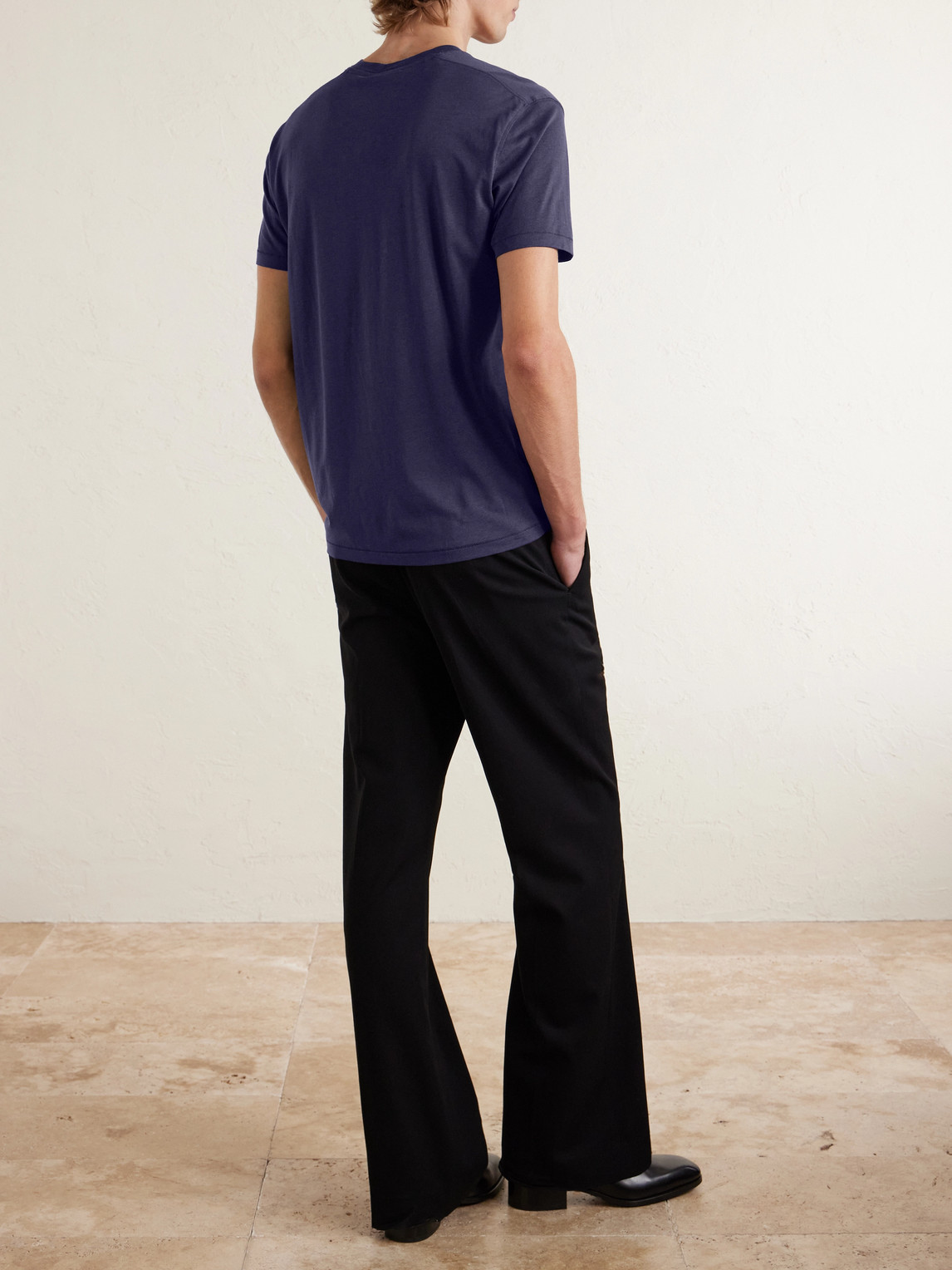 Lyocell And Cotton-Blend T-Shirt