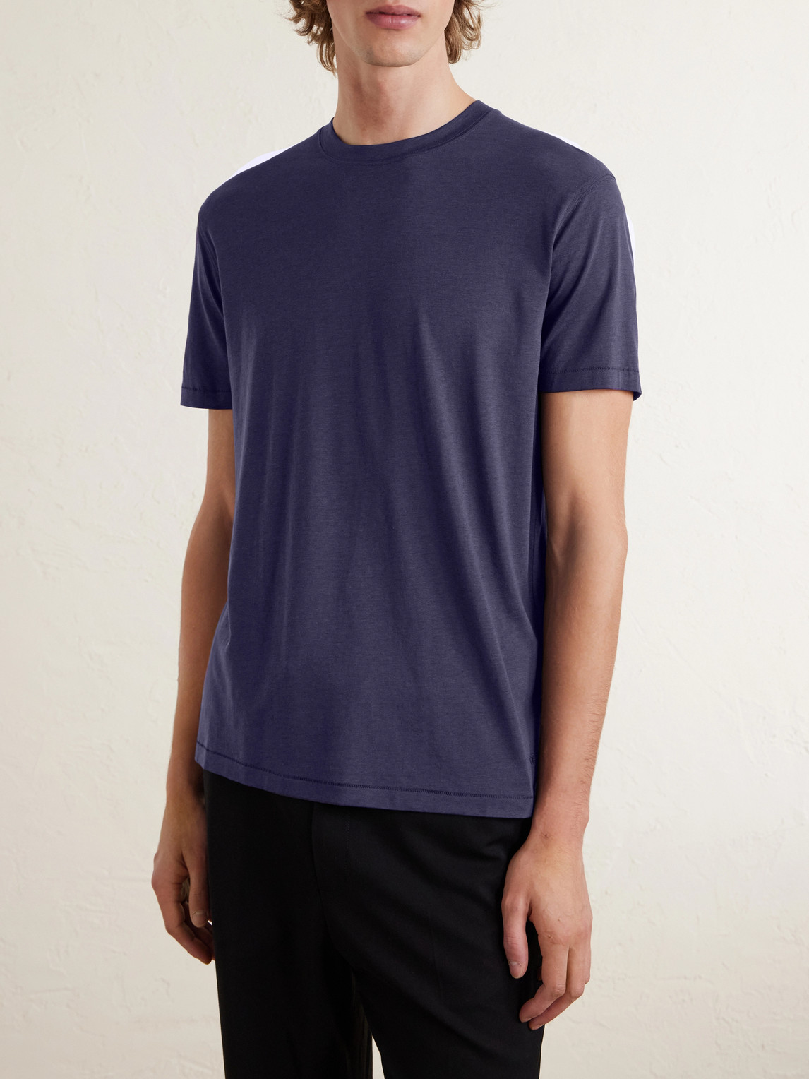 Lyocell And Cotton-Blend T-Shirt
