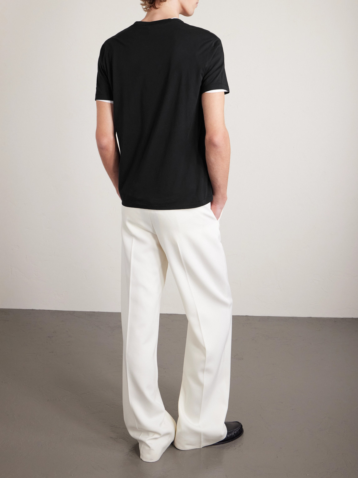 Cotton And Silk-Blend Jersey T-Shirt