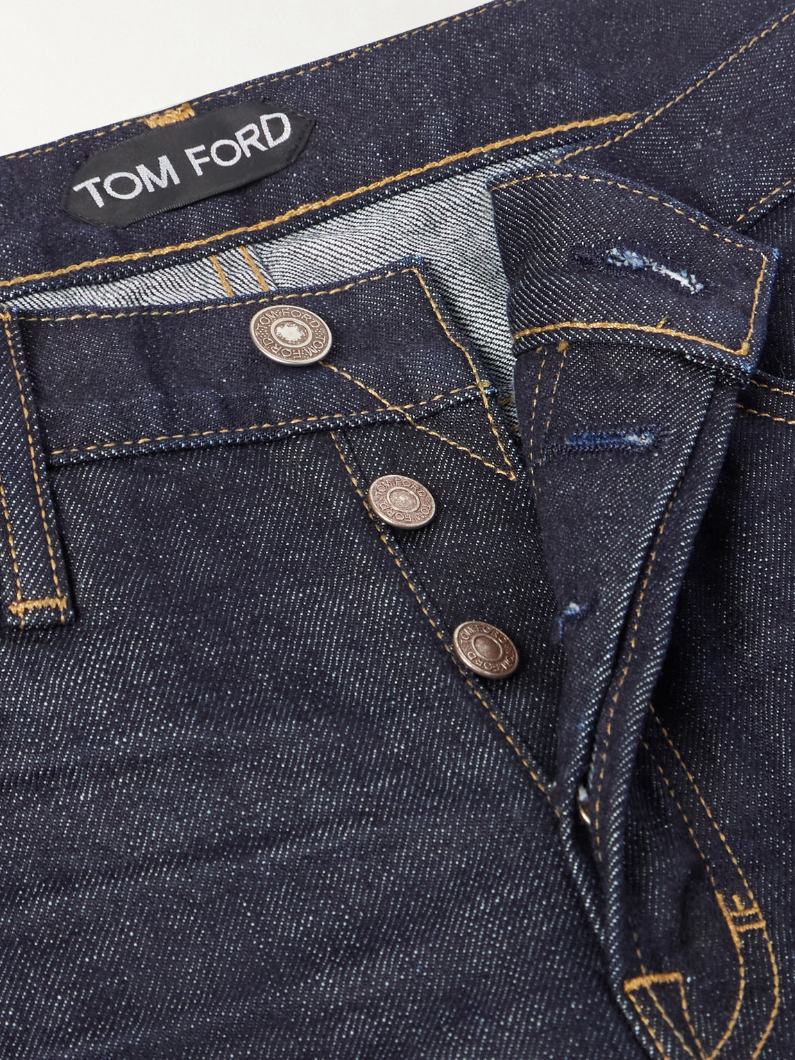 Straight-Leg Selvedge Jeans
