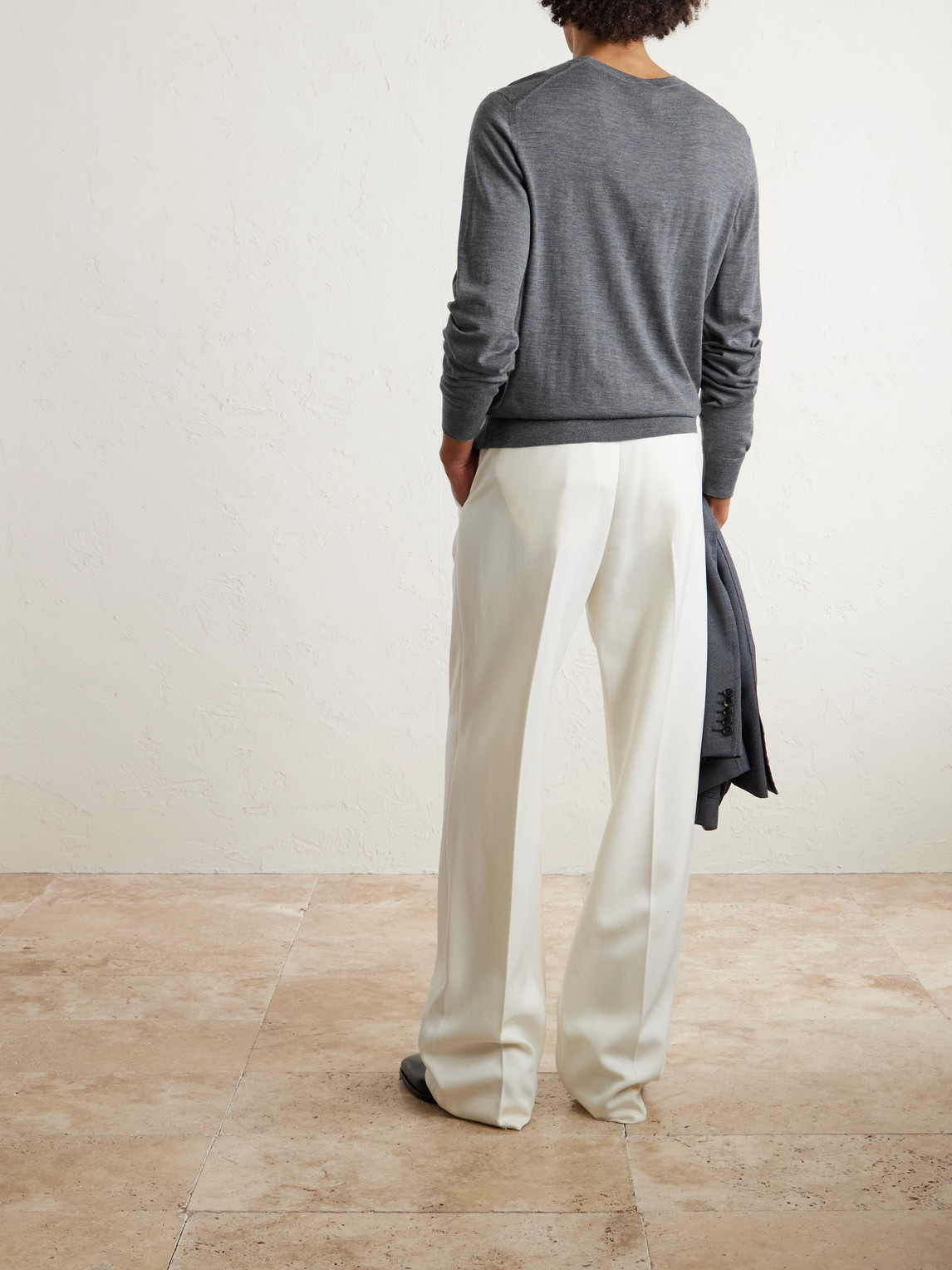  Tom Ford - Wool Sweater - Men - Gray - It 46 