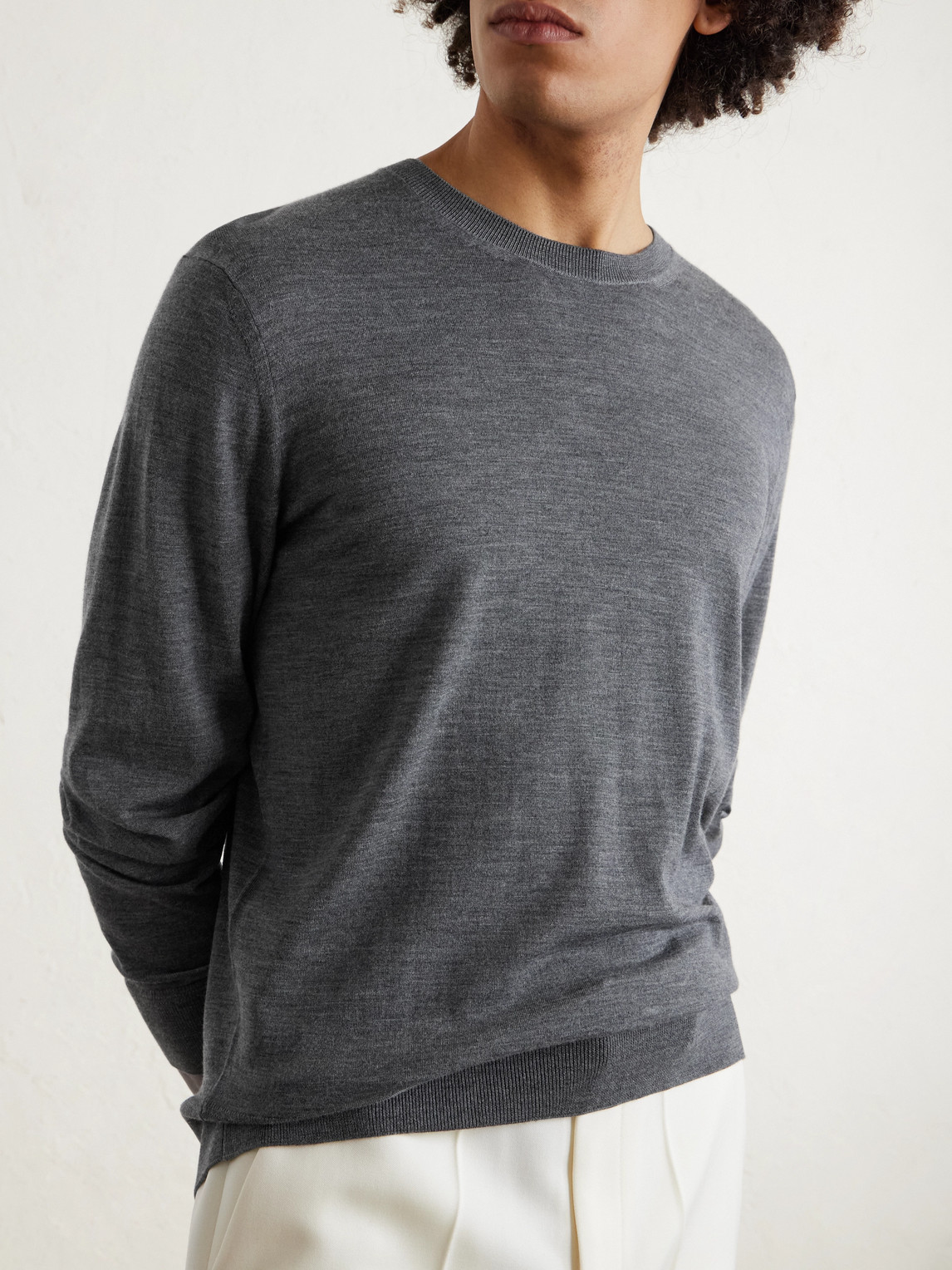  Tom Ford - Wool Sweater - Men - Gray - It 46 