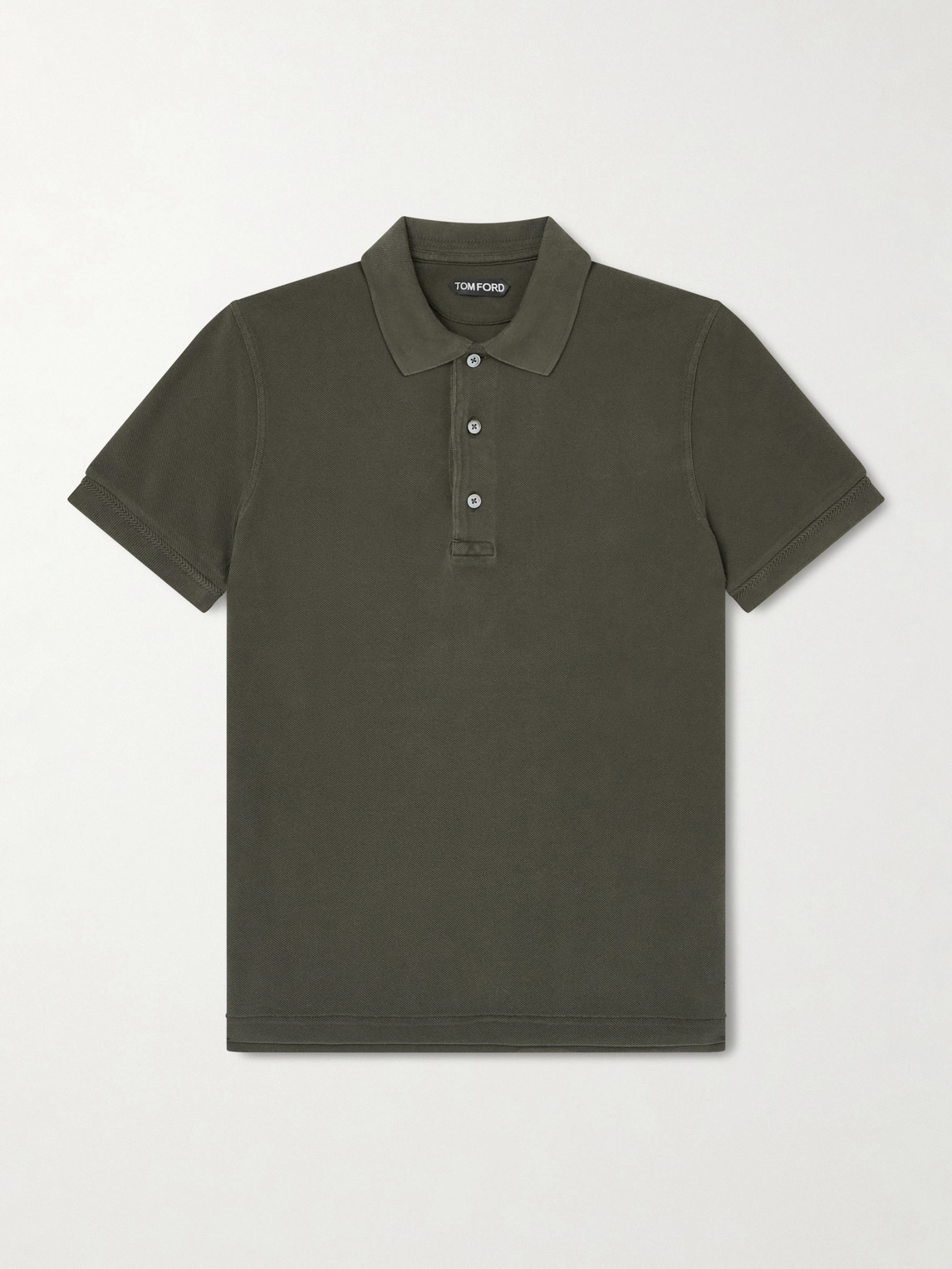Tom Ford Slim-Fit Lyocell and Cotton-Blend Piqué Polo Shirt - Men
