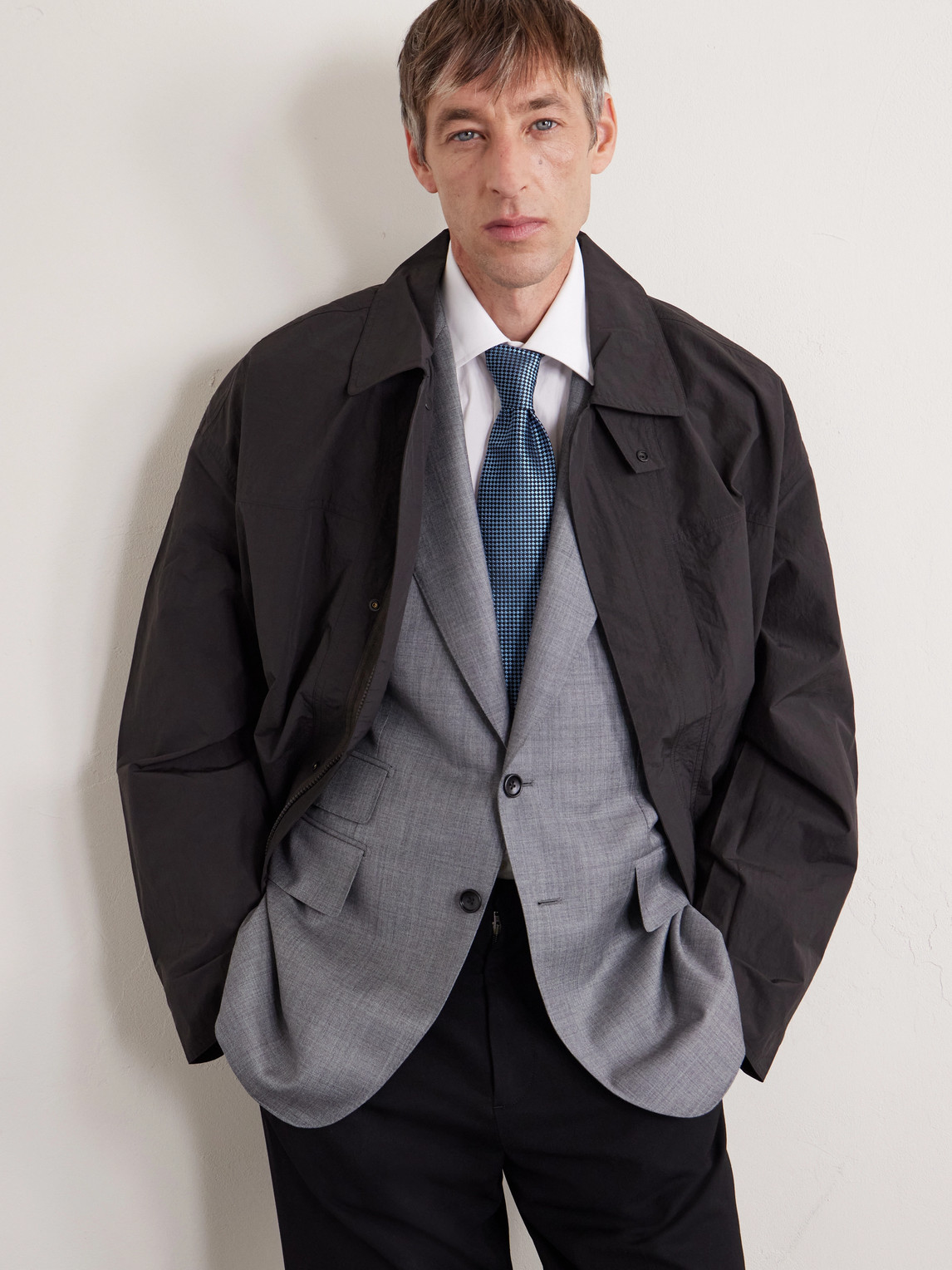 8cm Checked Silk Tie — 2