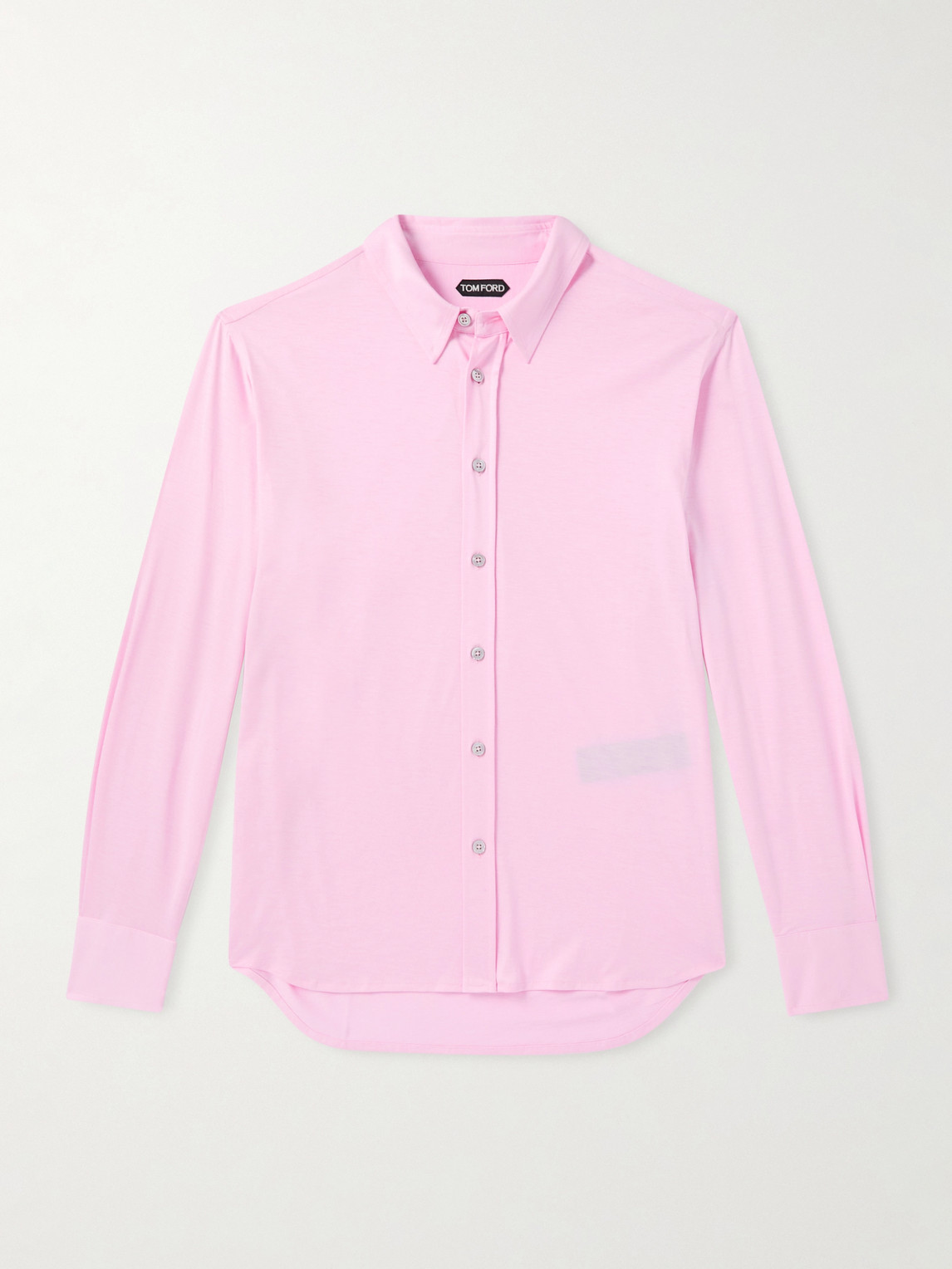 Tom Ford Silk and Cotton-Blend Jersey Shirt - Men
