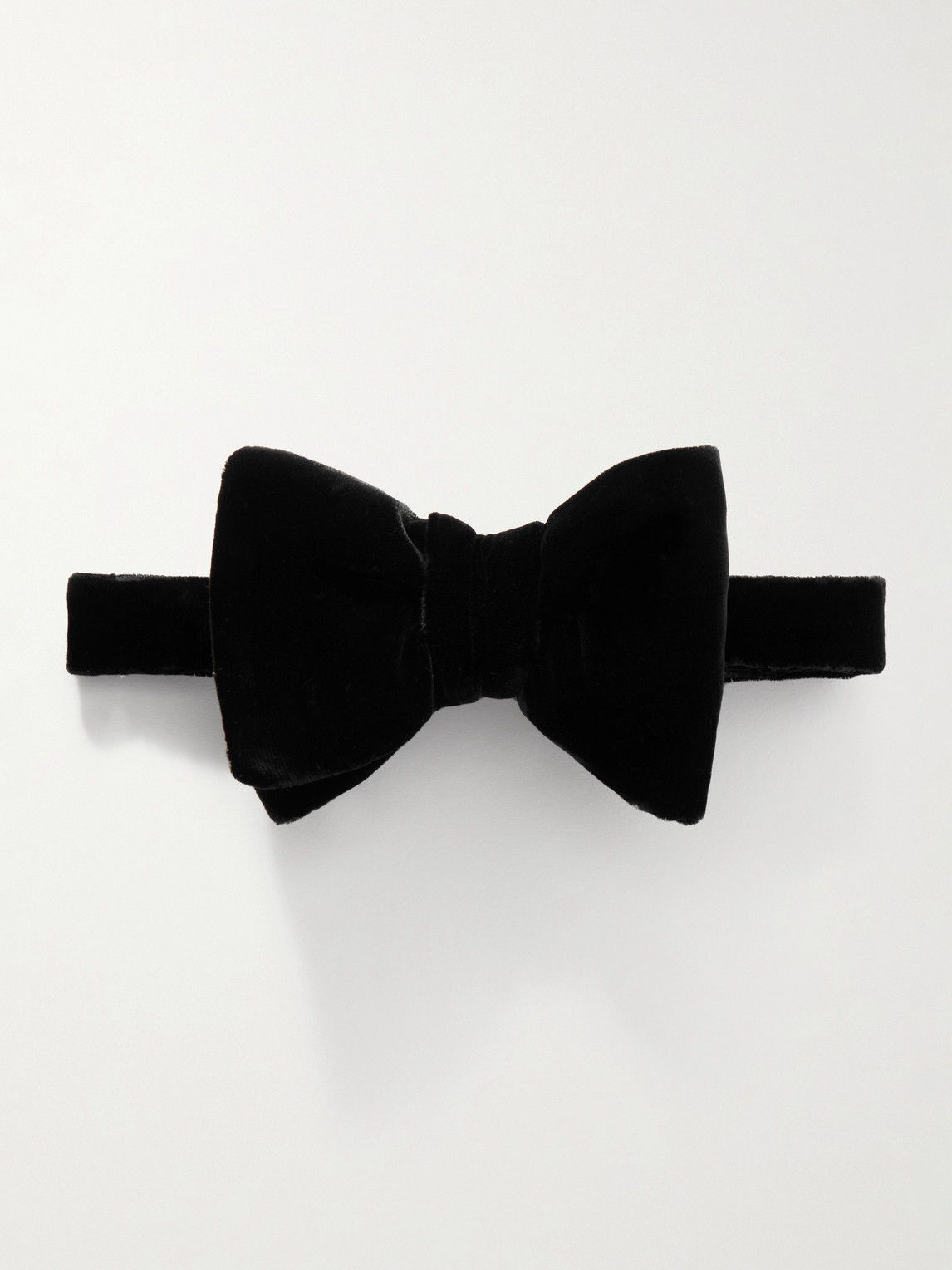 Tom Ford Pre-Tied Cotton-Velvet Bow Tie - Men