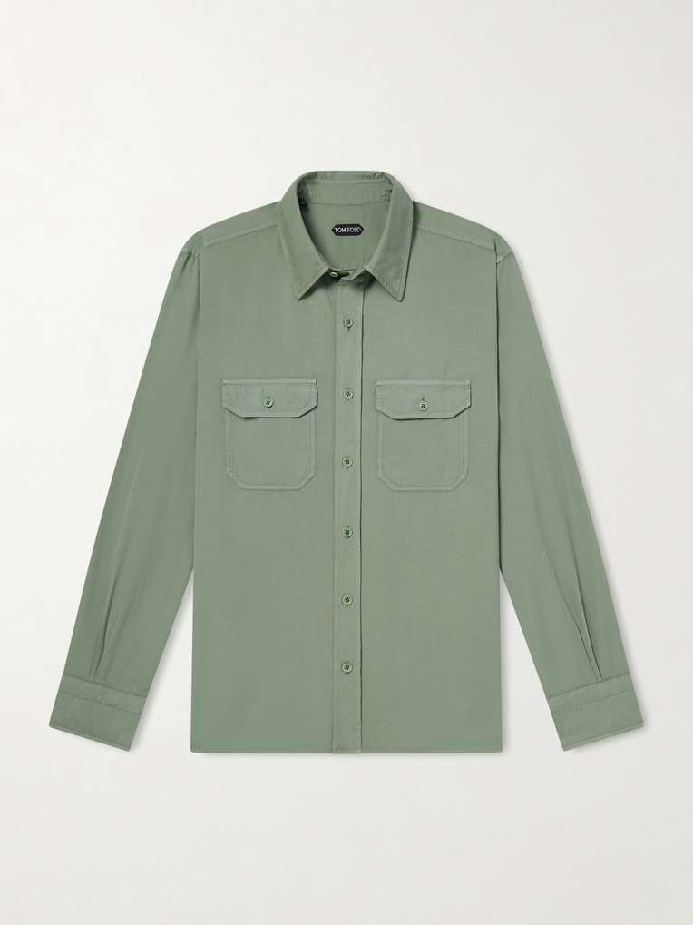 Tom Ford — Cotton and Silk-Blend Shirt