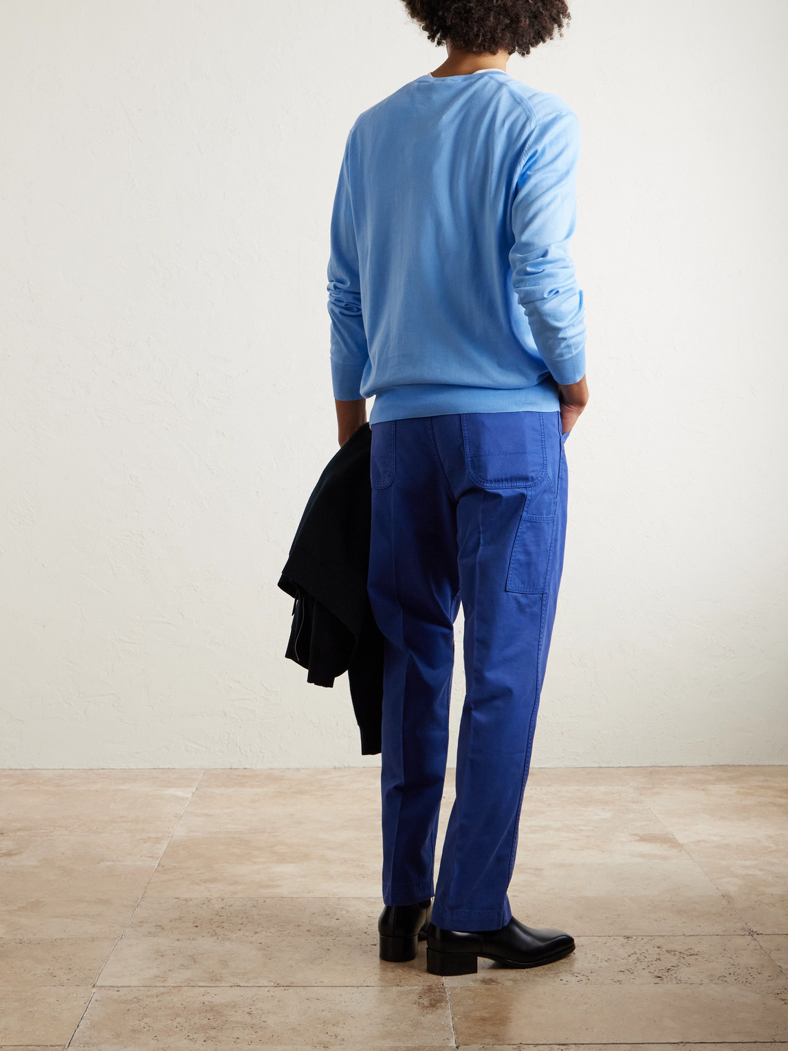  Tom Ford - Cotton Sweater - Men - Blue - It 46 