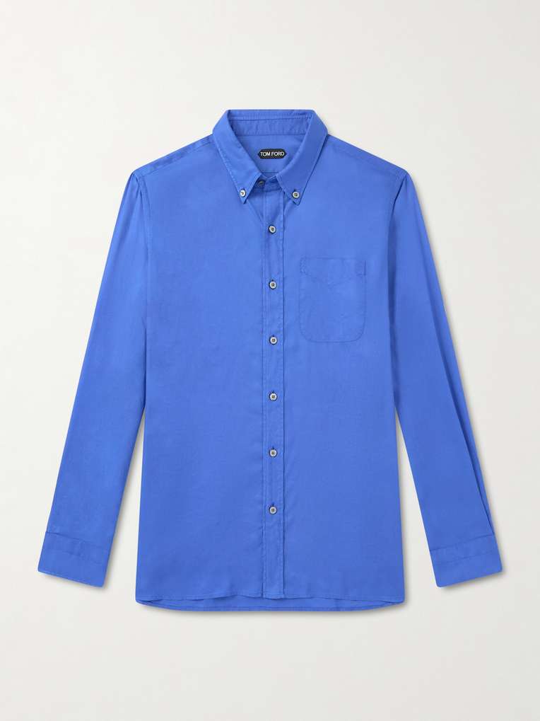 Tom Ford — Lyocell-Gabardine Shirt