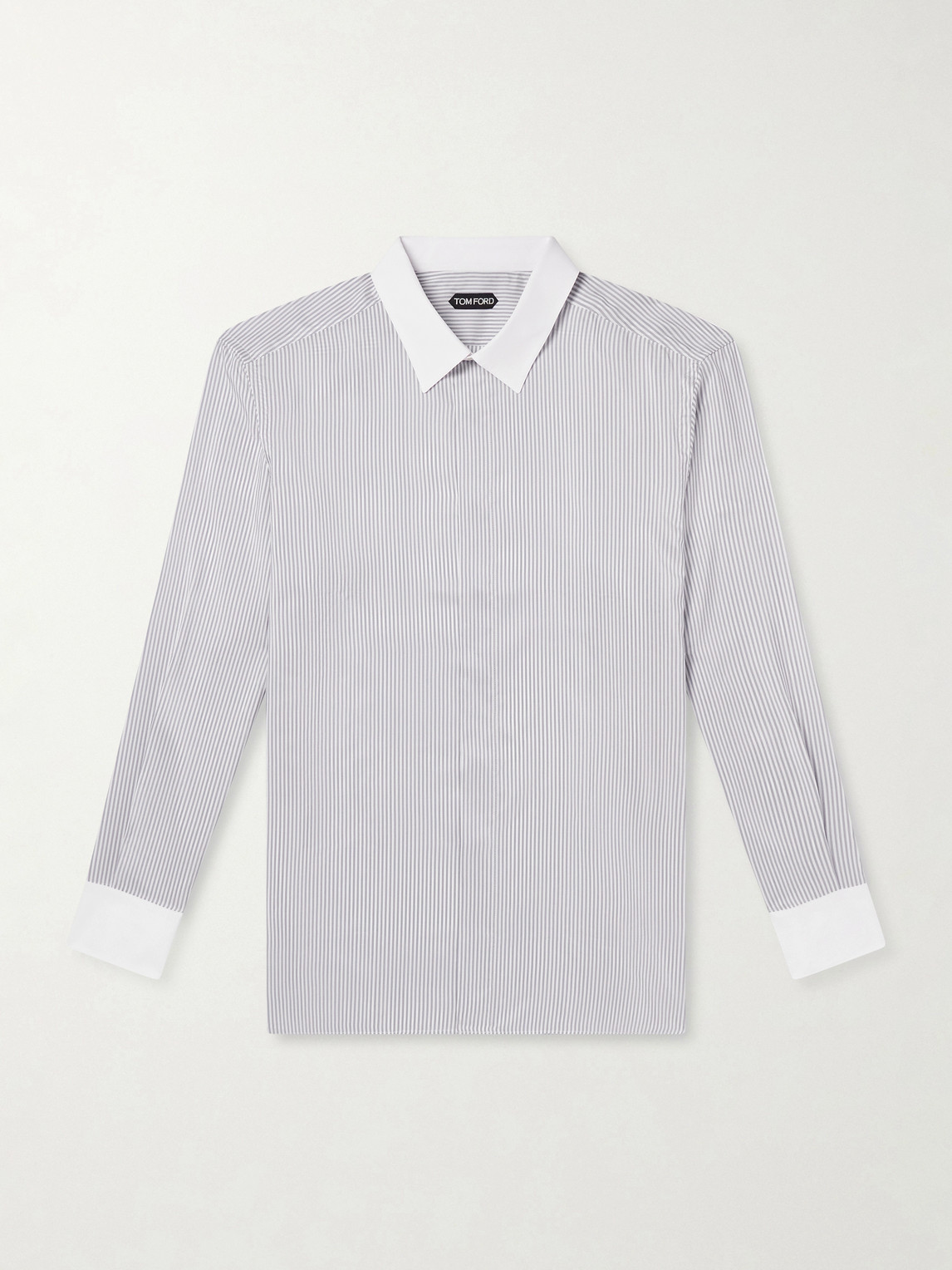 Tom Ford Striped Silk Shirt EU 42