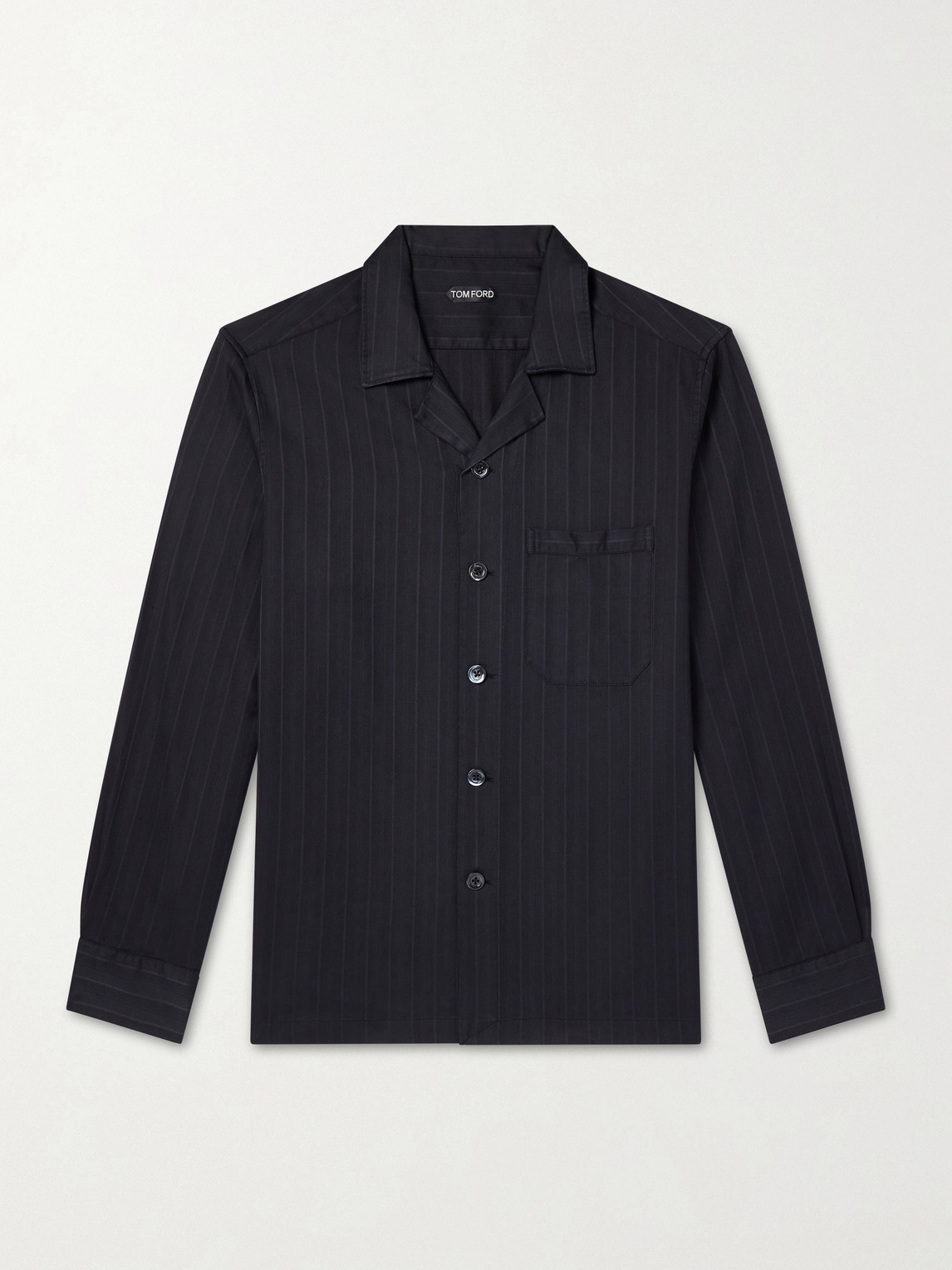 Tom Ford Cotton and Silk-Blend Pyjama Shirt - Men