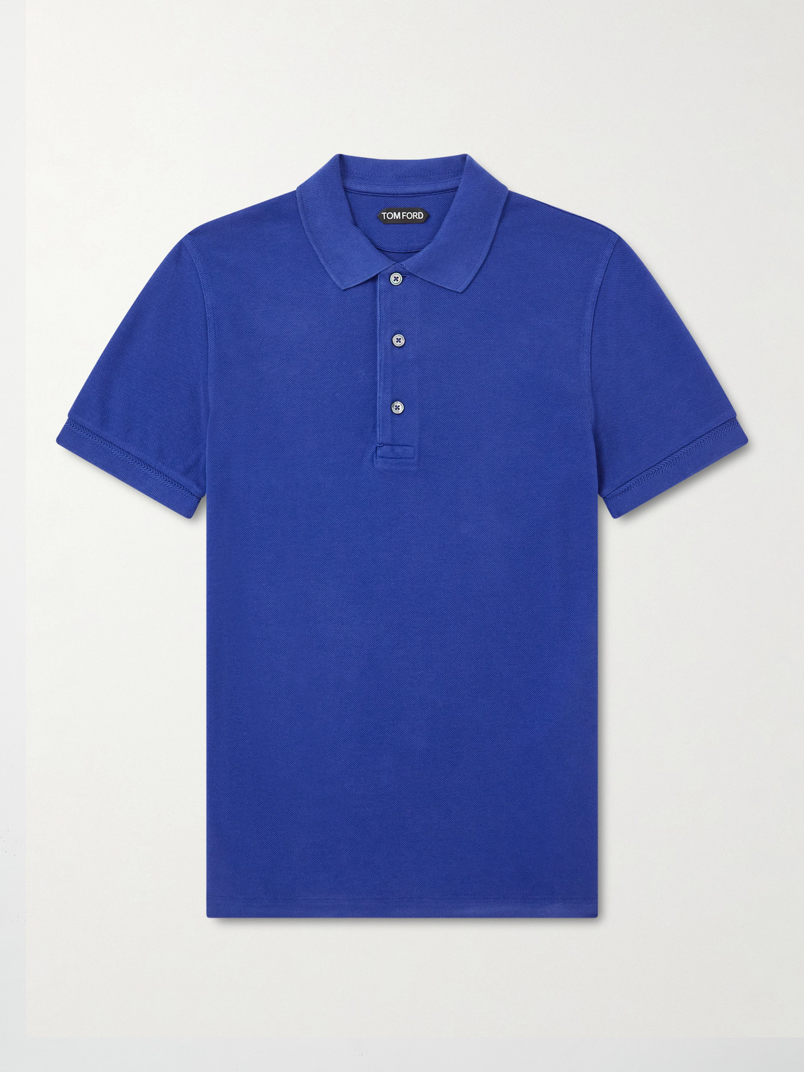 Tom Ford Slim-Fit Lyocell and Cotton-Blend Piqué Polo Shirt - Men