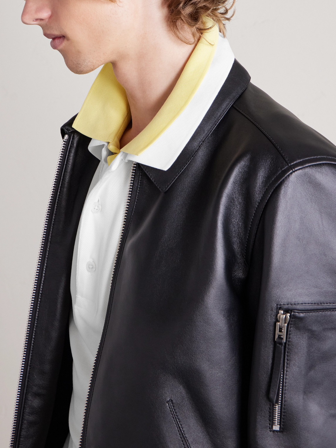 Slim-Fit Lyocell And Cotton-Blend Piqué Polo Shirt