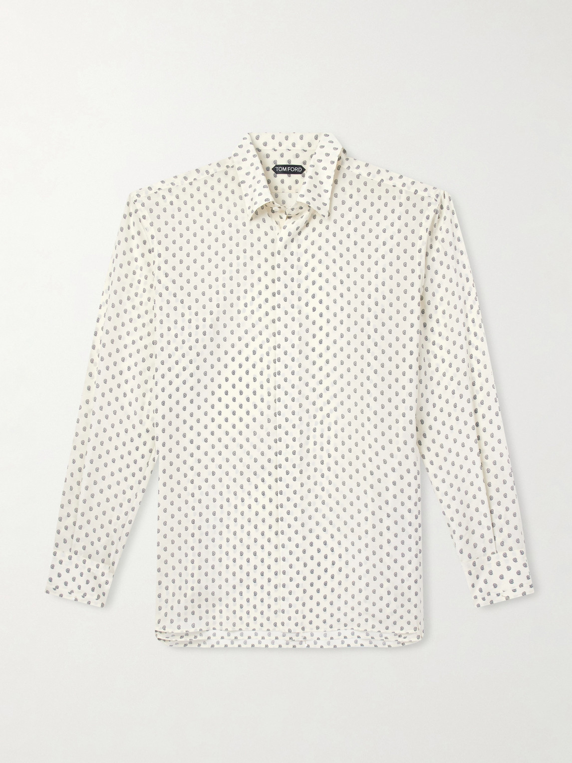 Tom Ford Paisley-Print Silk Crepe de Chine Shirt - Men