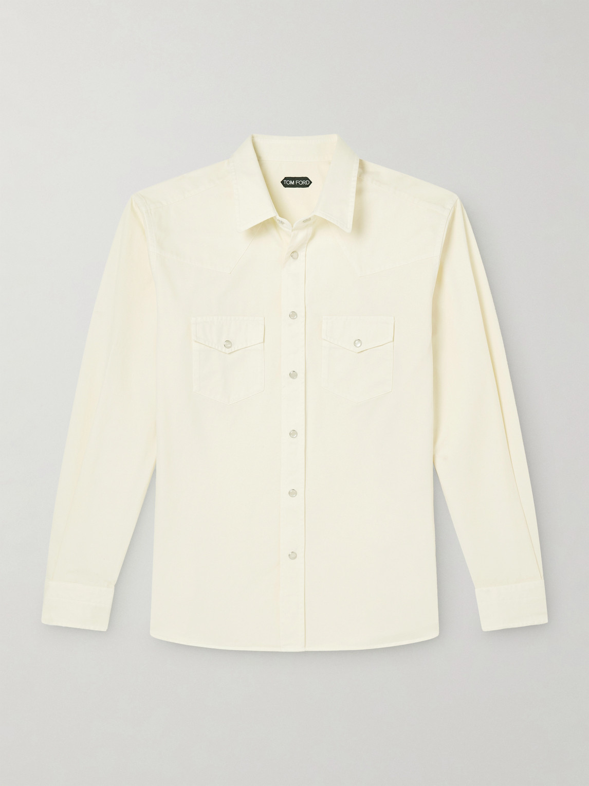 Tom Ford Garment-Dyed Denim Shirt - Men