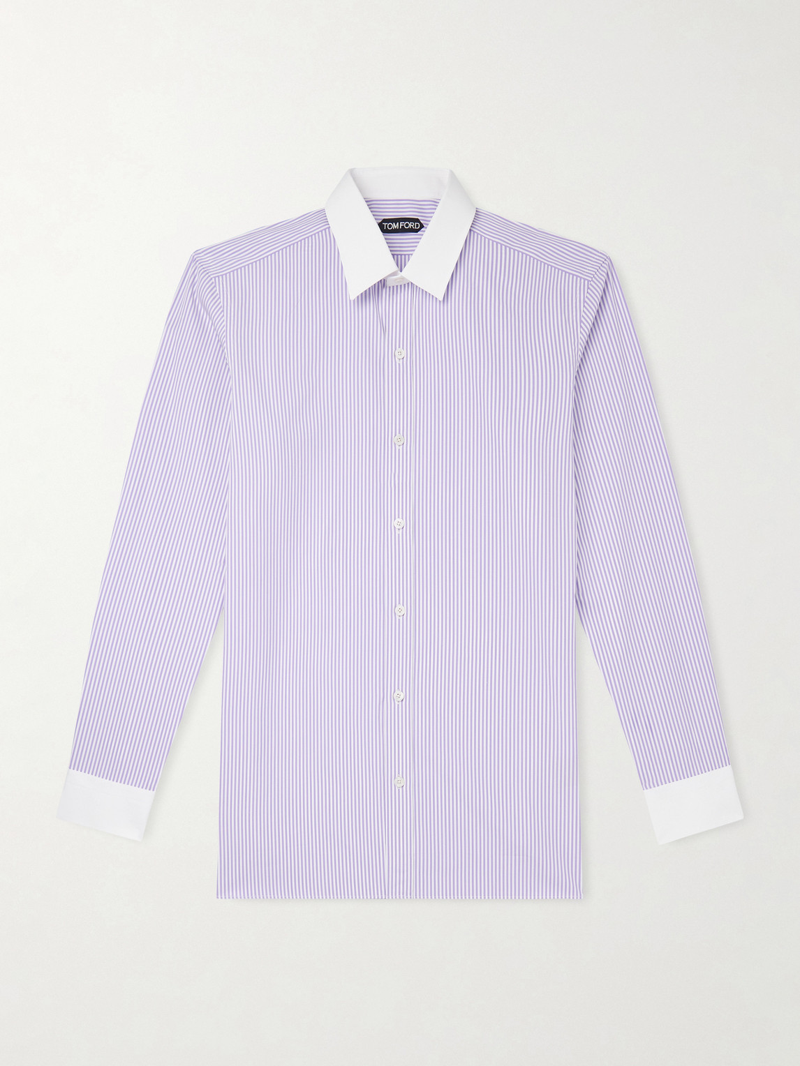 Tom Ford Striped Cotton-Poplin Shirt - Men