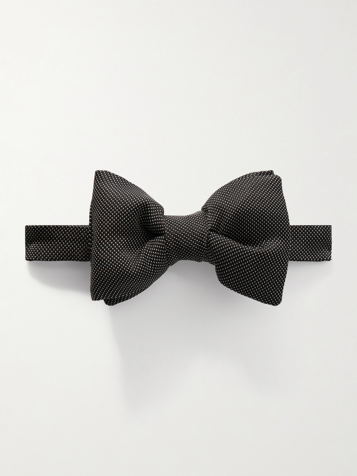 Tom Ford Pre-tied Polka-dot Silk-satin Bow Tie In Blue