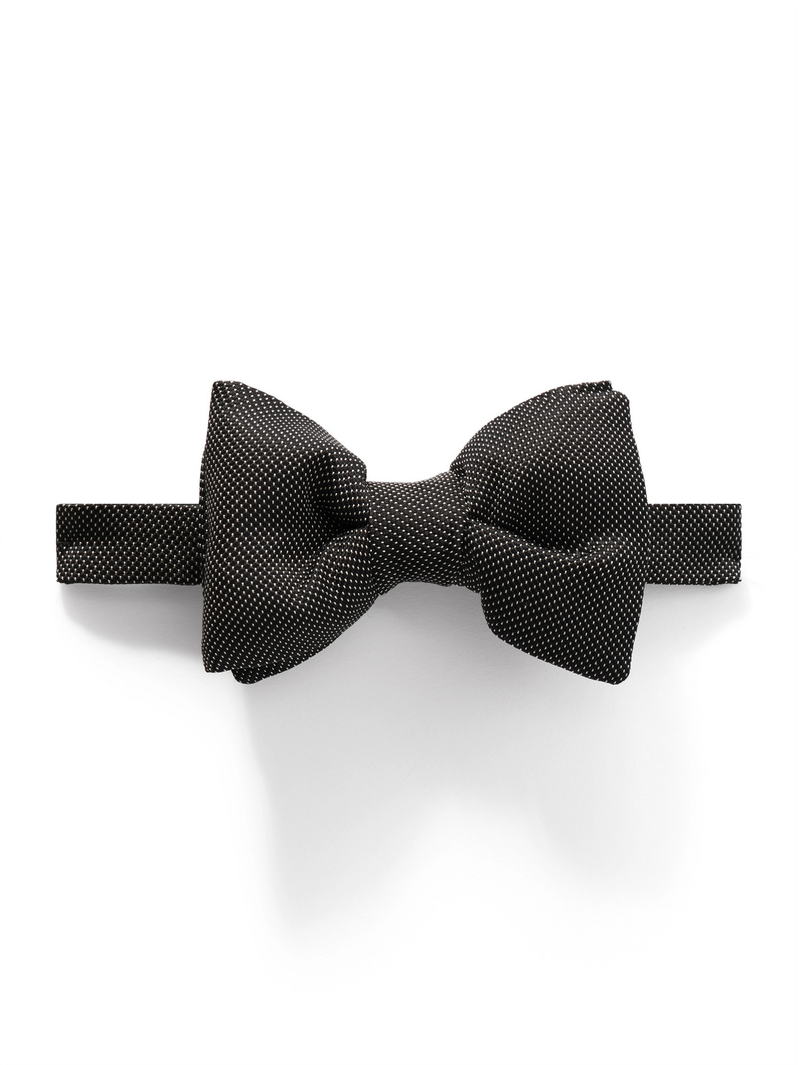 Tom Ford Pre-tied Polka-dot Silk-satin Bow Tie In Blue