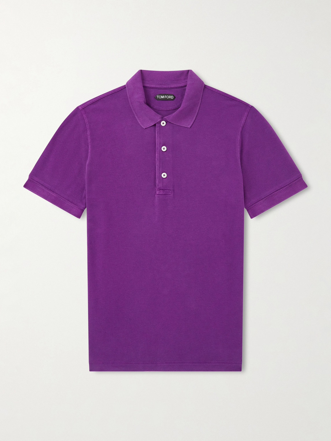 Tom Ford Slim-Fit Lyocell and Cotton-Blend Piqué Polo Shirt - Men