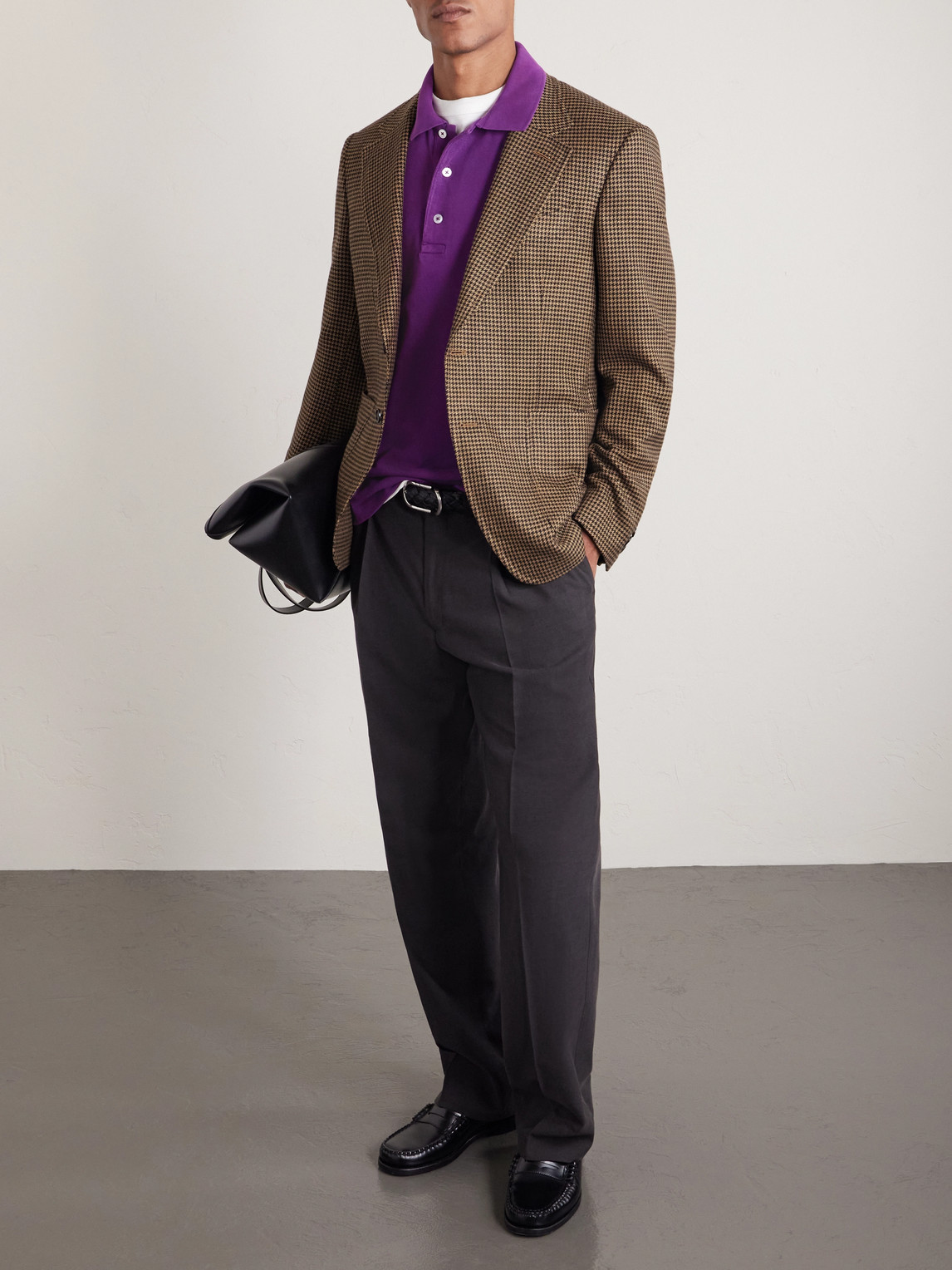 Slim-Fit Lyocell And Cotton-Blend Piqué Polo Shirt