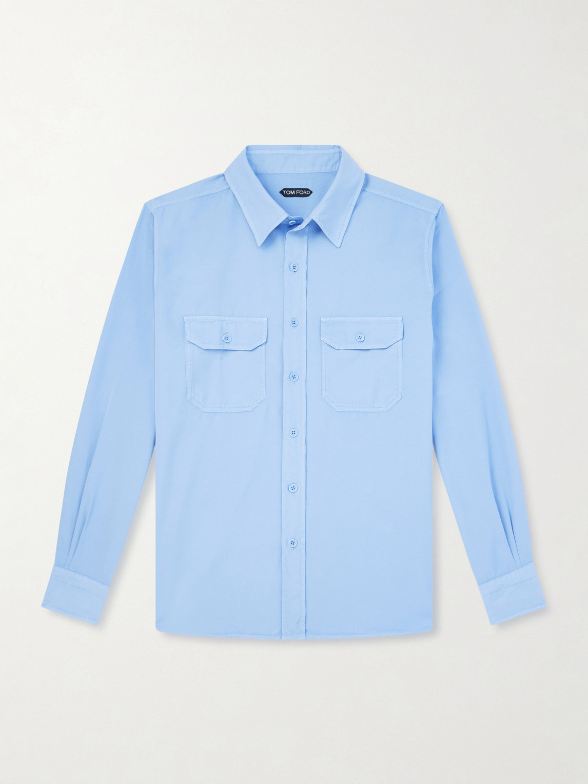 Tom Ford Cotton and Silk-Blend Shirt EU 39