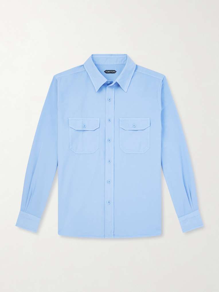 Tom Ford — Cotton and Silk-Blend Shirt