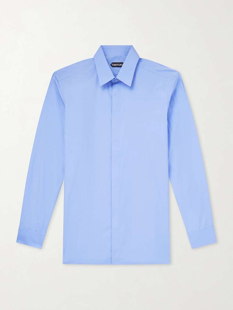 Tom Ford — Cotton-Poplin Shirt