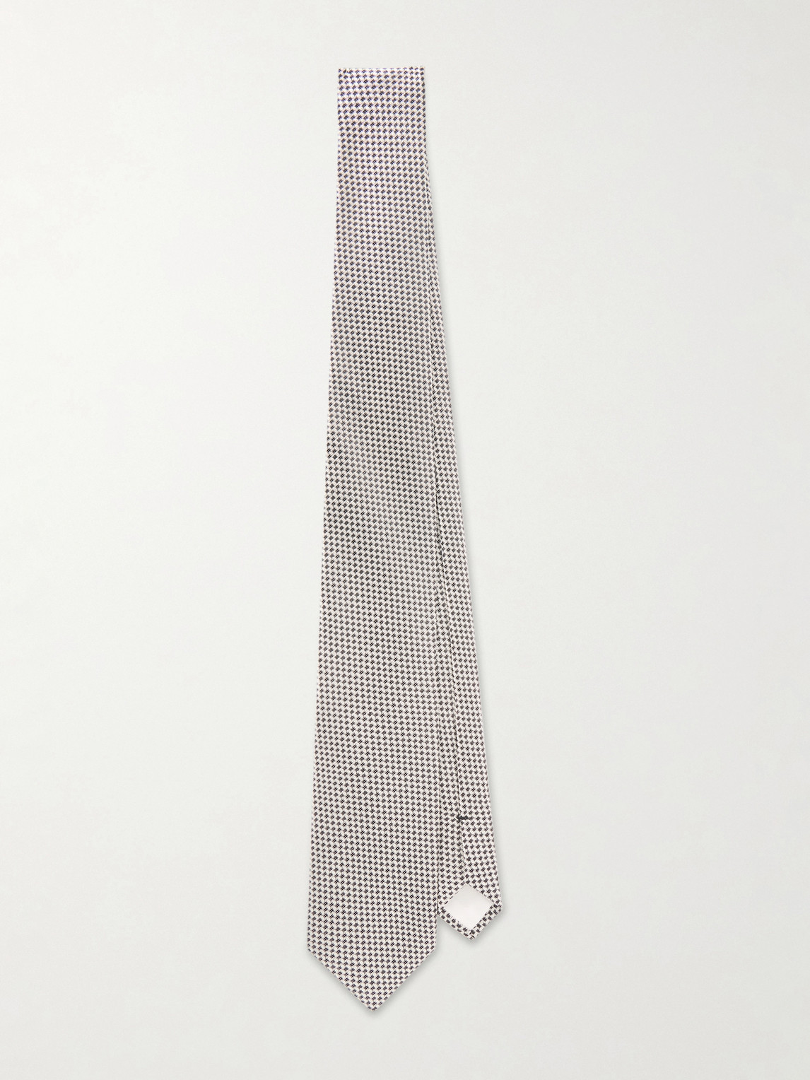 Tom Ford 8cm Silk-jacquard Tie In Neutral