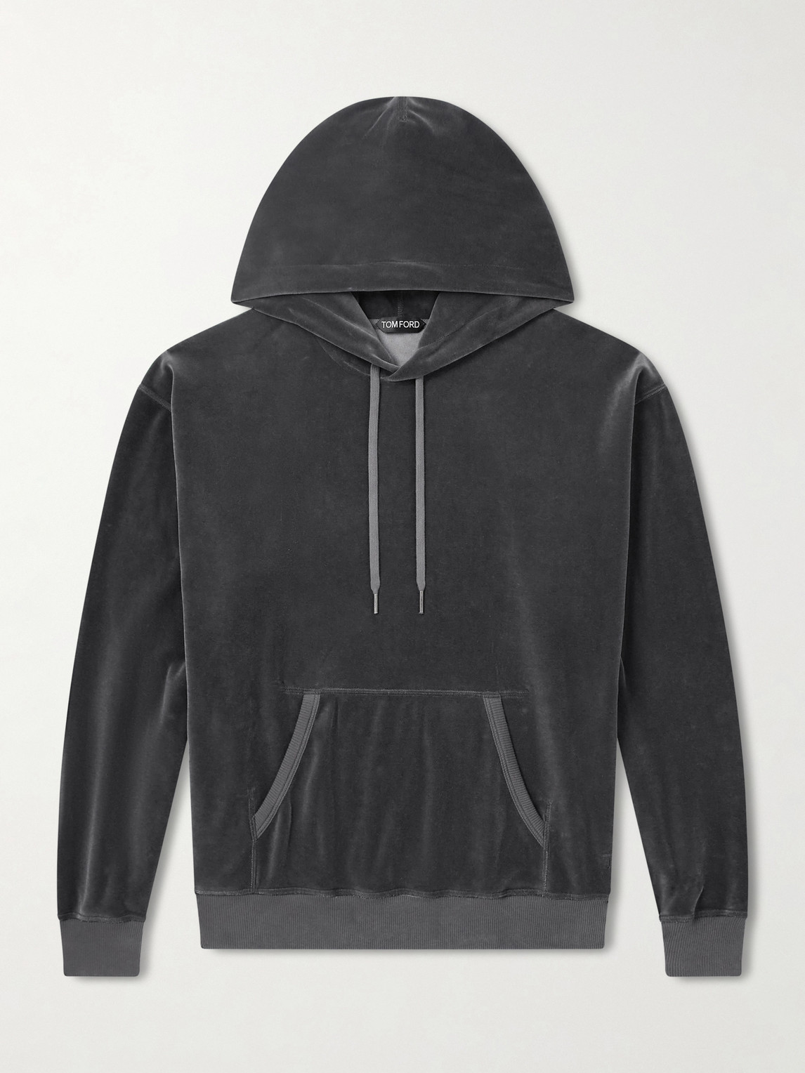 Tom Ford Cotton-Blend Velour Hoodie - Men