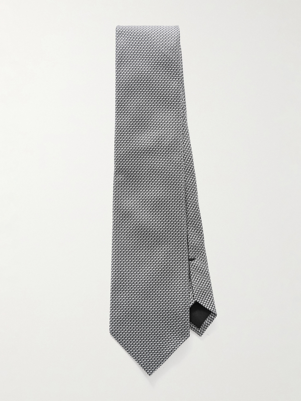 Tom Ford 8cm Silk-jacquard Tie In Gray