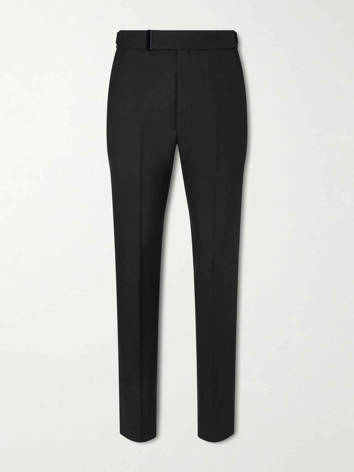 Tom Ford Atticus Straight-leg Wool And Mohair-blend Suit Trousers In Black