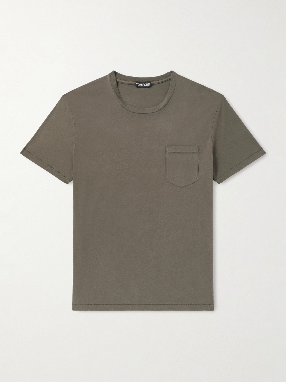 Tom Ford Cotton and Silk-Blend T-Shirt - Men