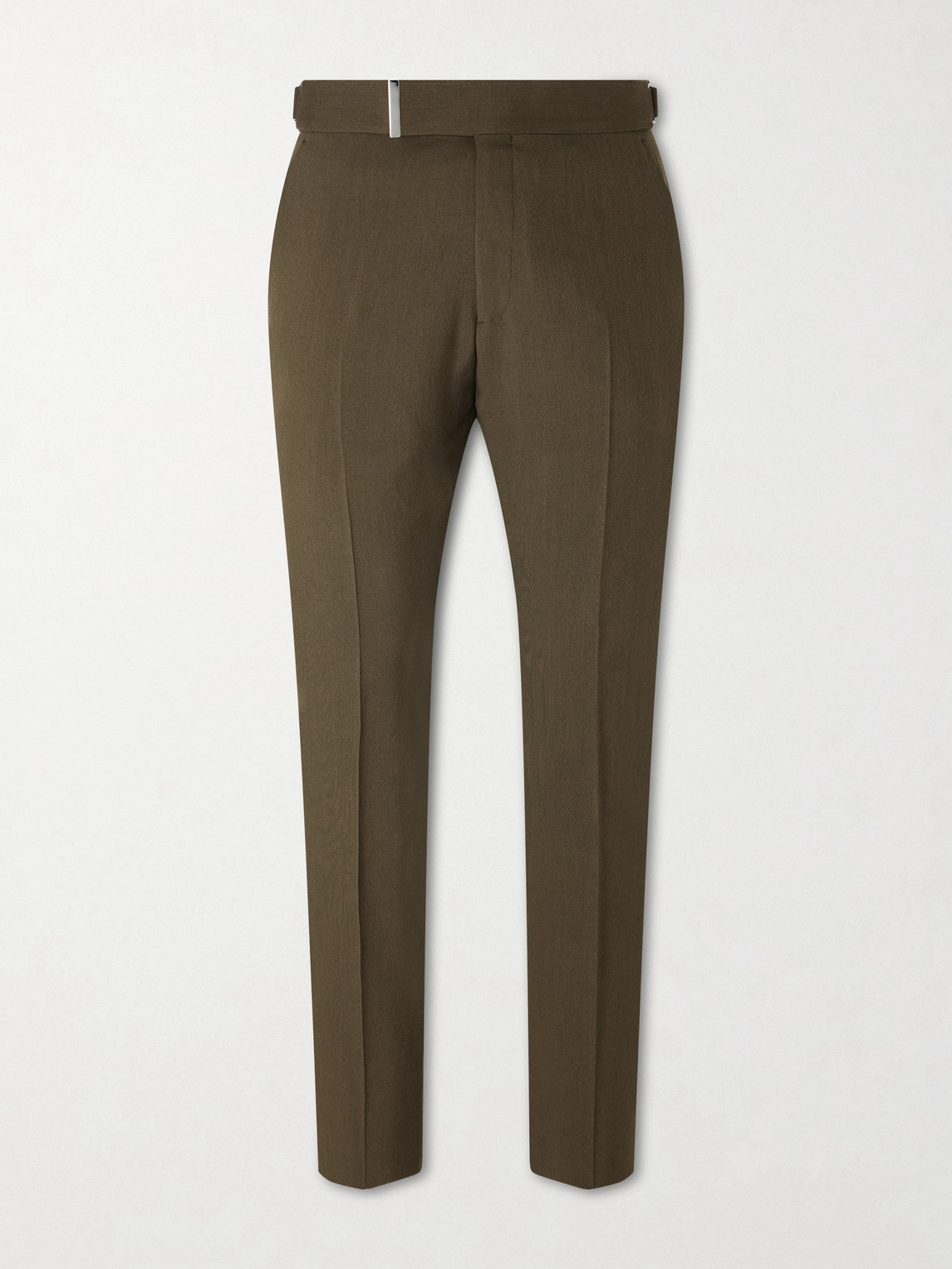 Tom Ford Atticus Straight-Leg Wool, Cashmere and Silk-Blend Canvas Suit Trousers - Men