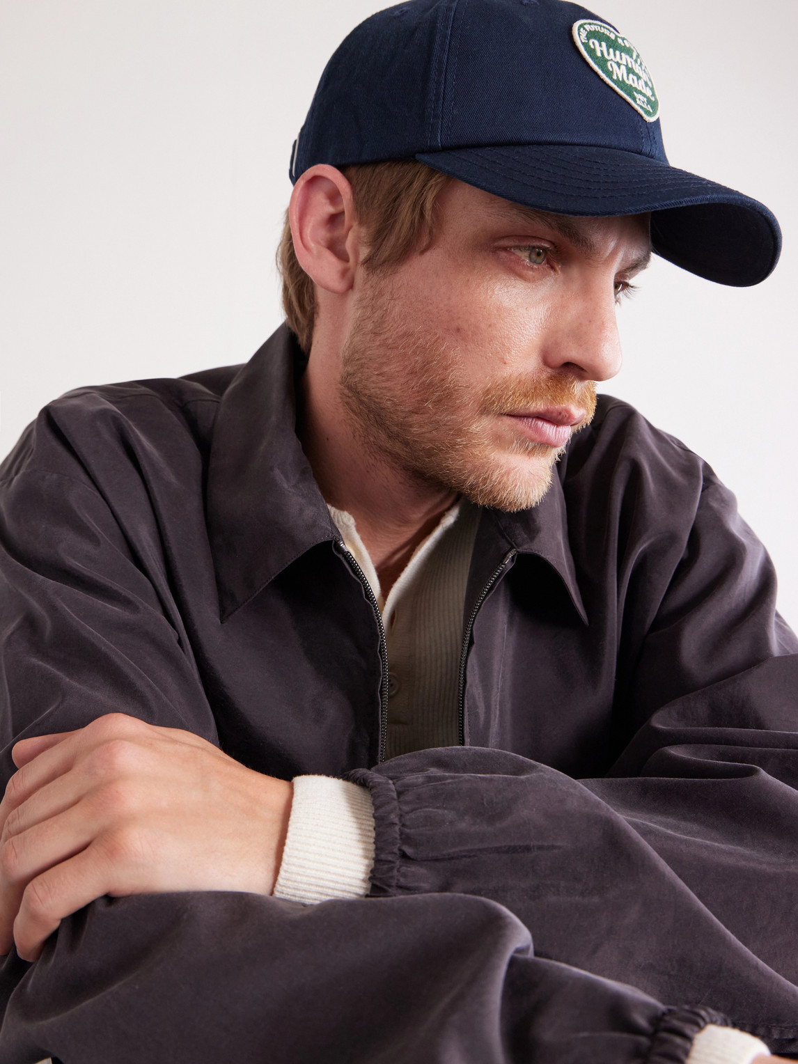  Human Made - Logo-appliquéd Cotton-twill Baseball Cap - Men - Blue 