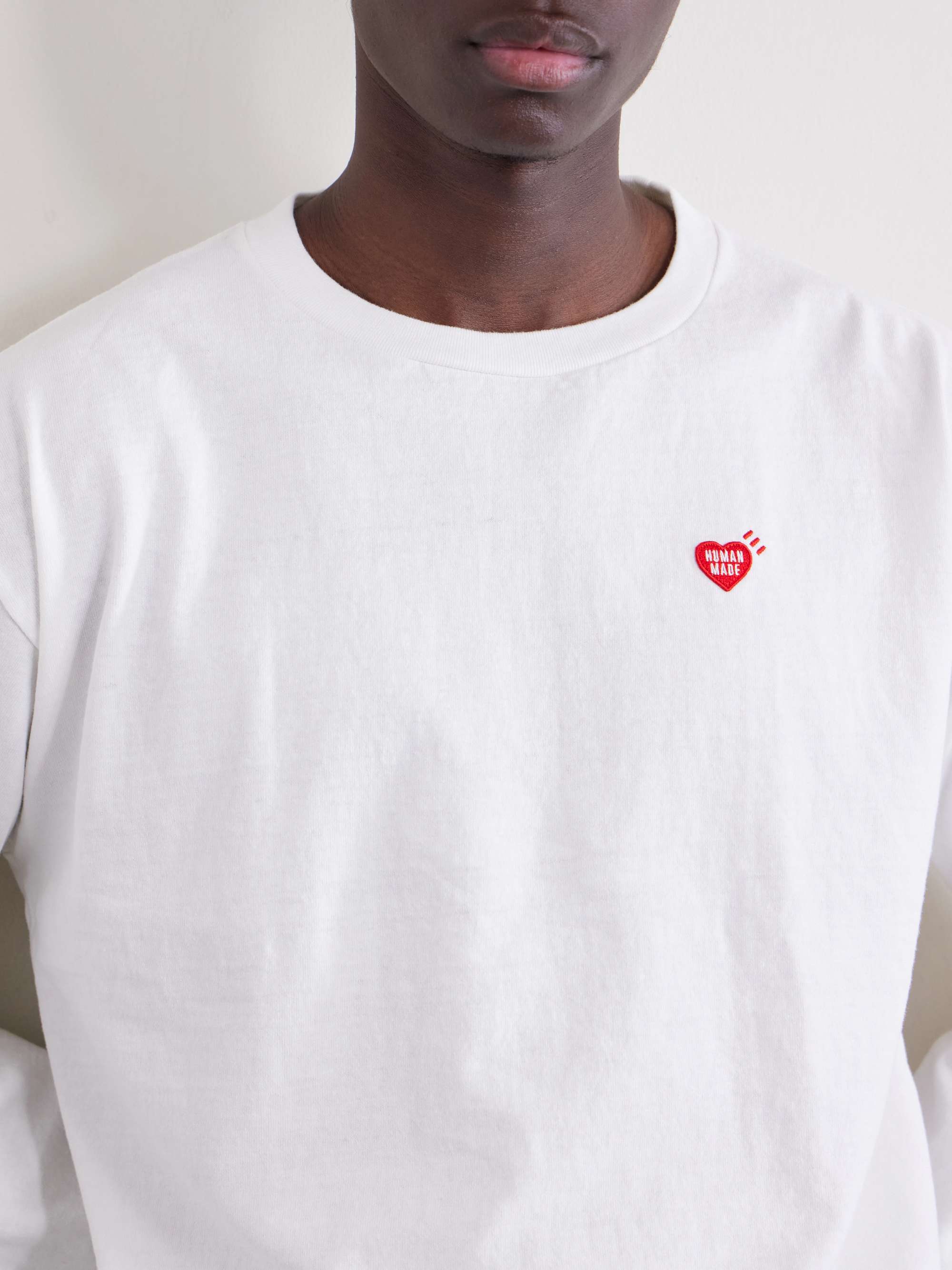 HUMAN MADE Logo-Appliquéd Cotton-Jersey T-Shirt for Men | MR PORTER GB