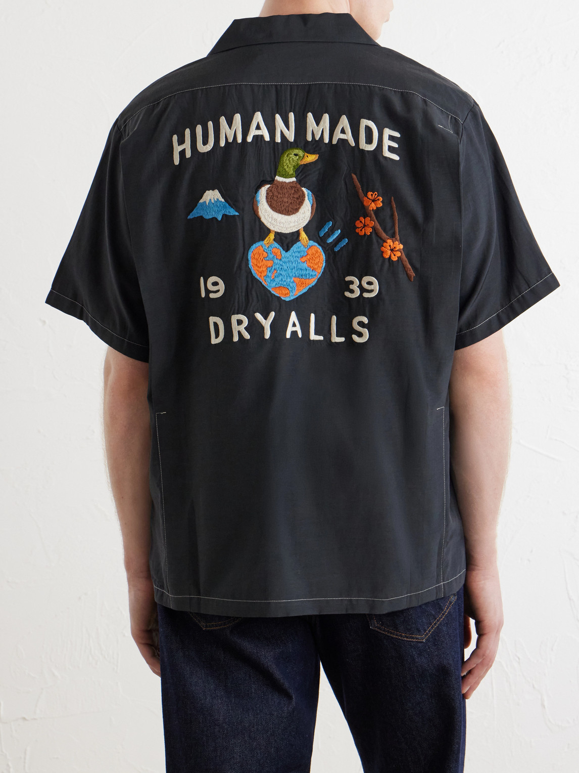 Souvenir Logo-Embroidered Poplin Shirt