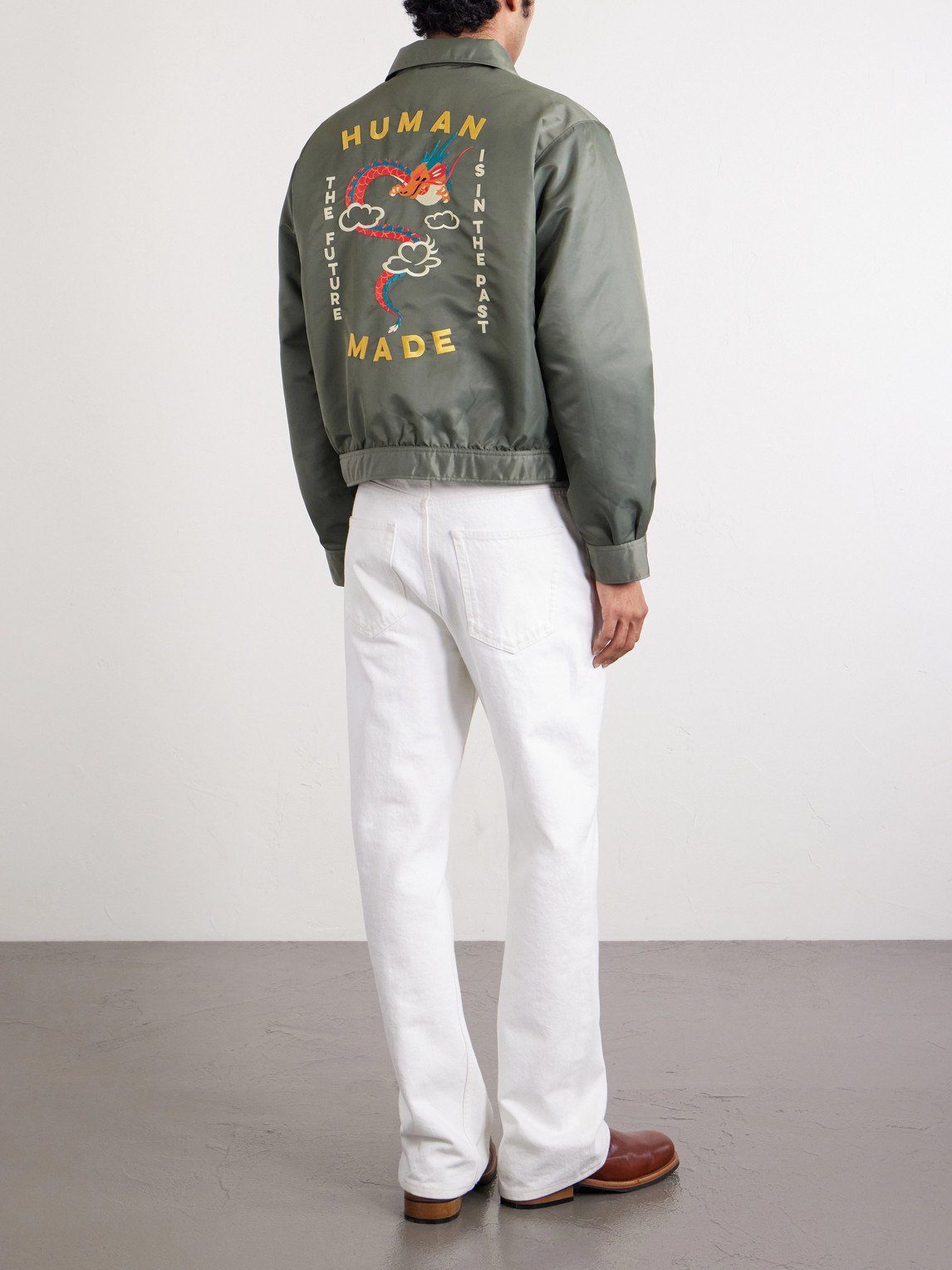  Human Made - Embroidered Nylon Jacket - Men - Green - S 