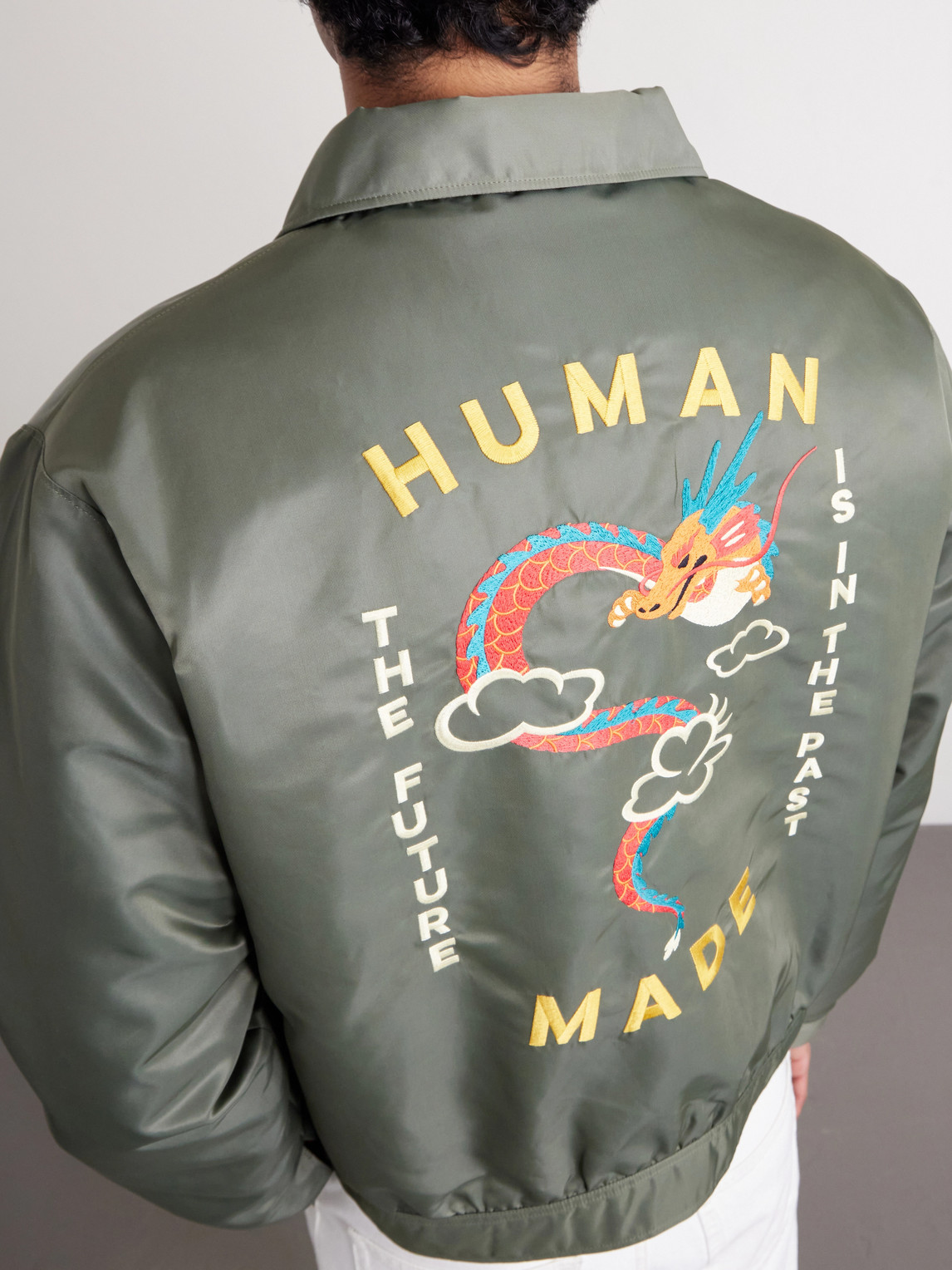 Embroidered Nylon Jacket