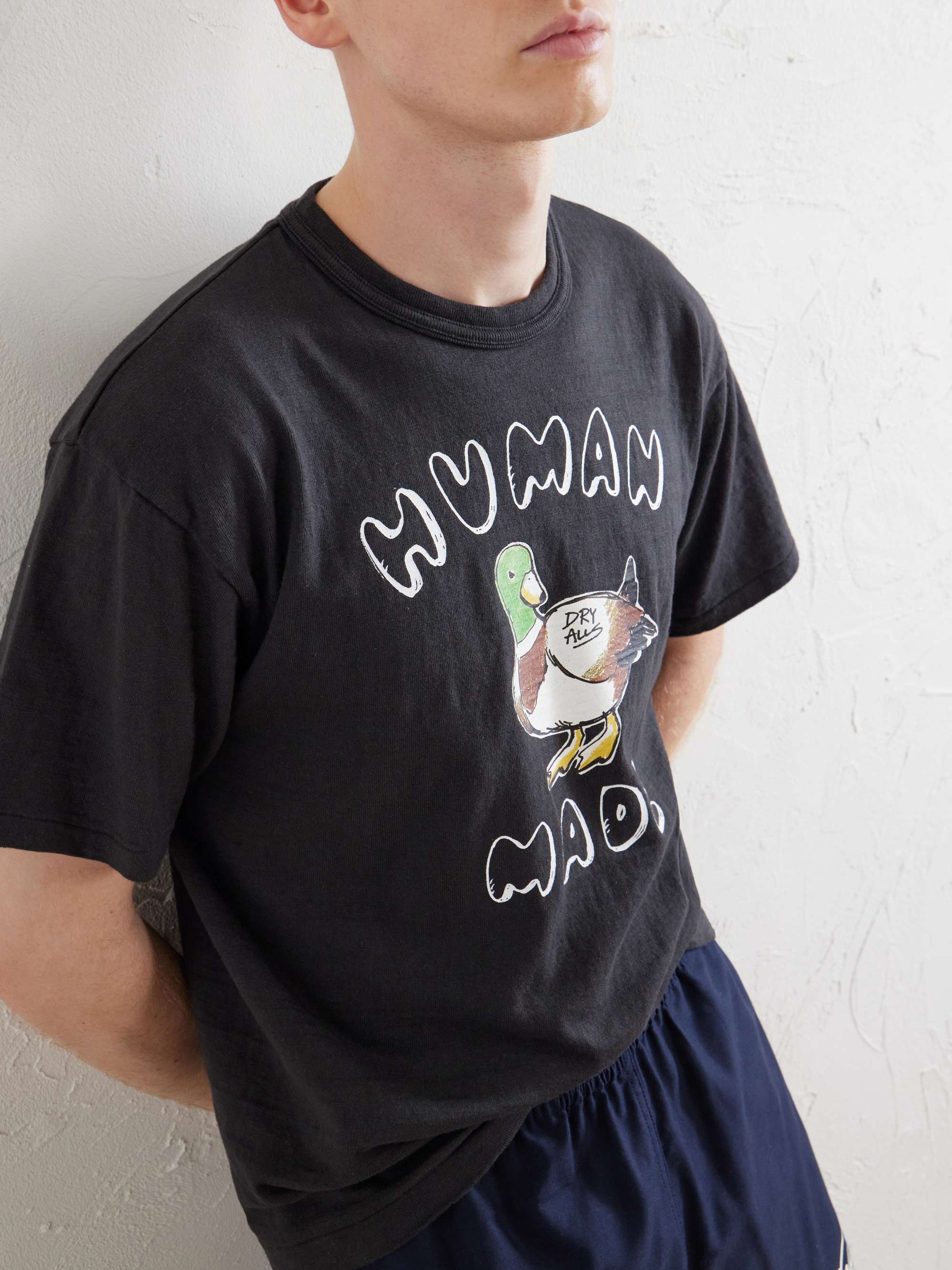 HUMAN MADE Logo-Print Cotton-Jersey T-Shirt for Men | MR PORTER
