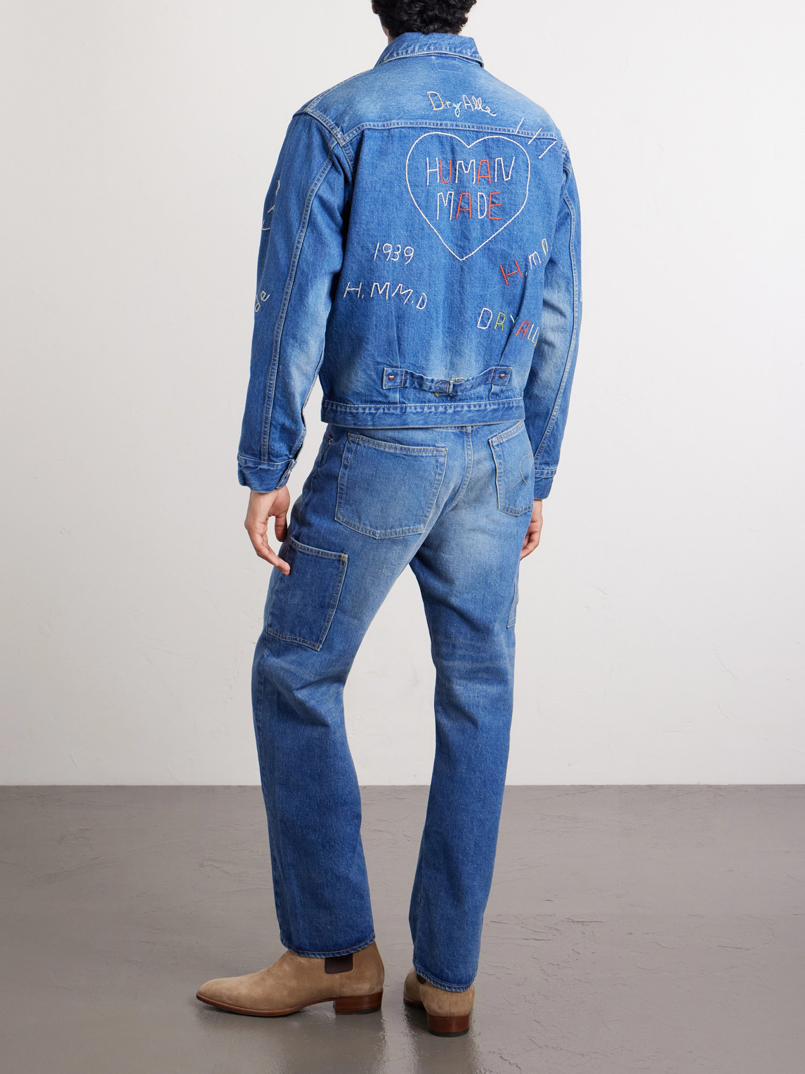  Human Made - Embroidered Denim Jacket - Men - Blue - S 