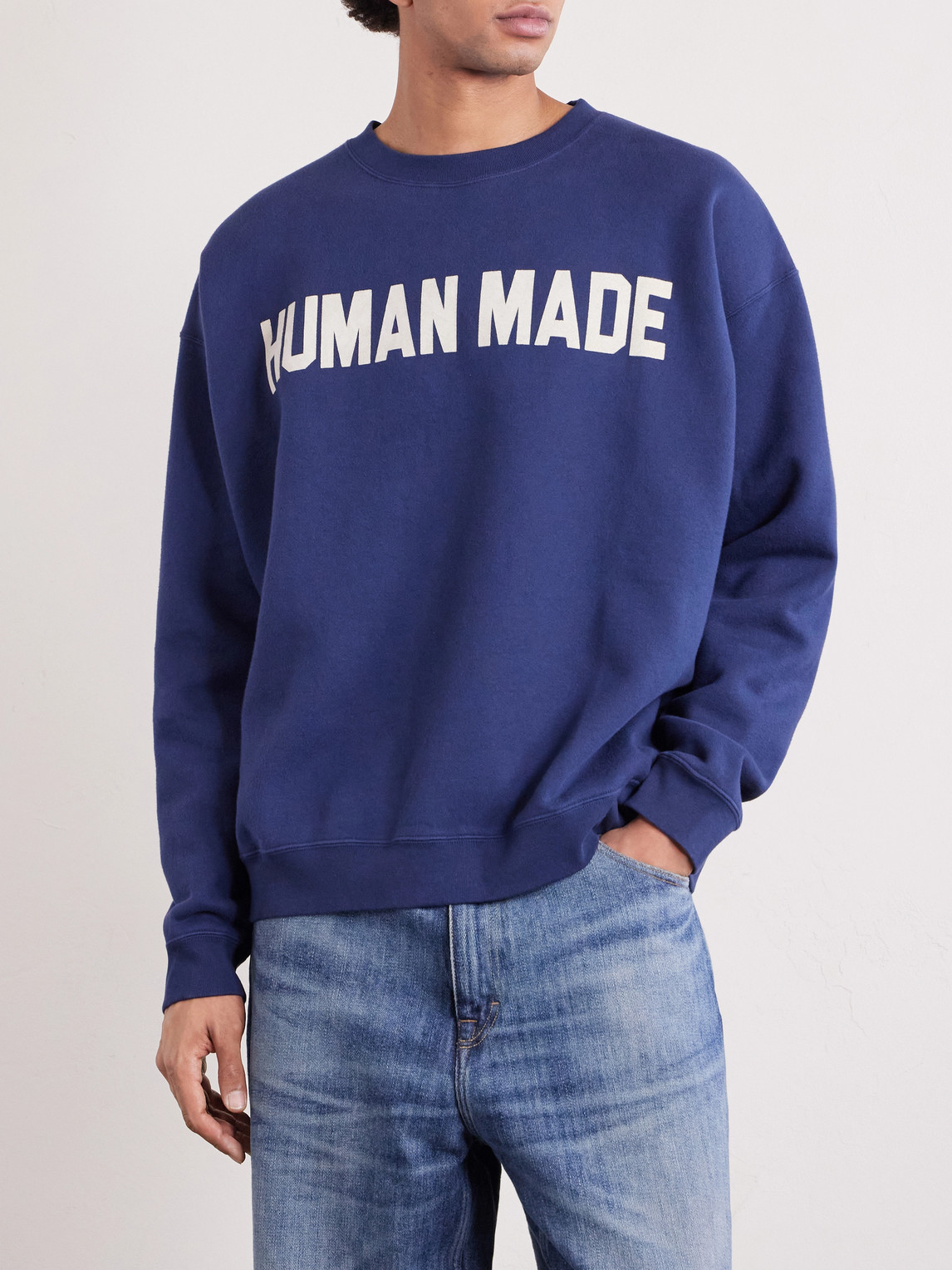 Logo-Print Cotton-Jersey Sweatshirt