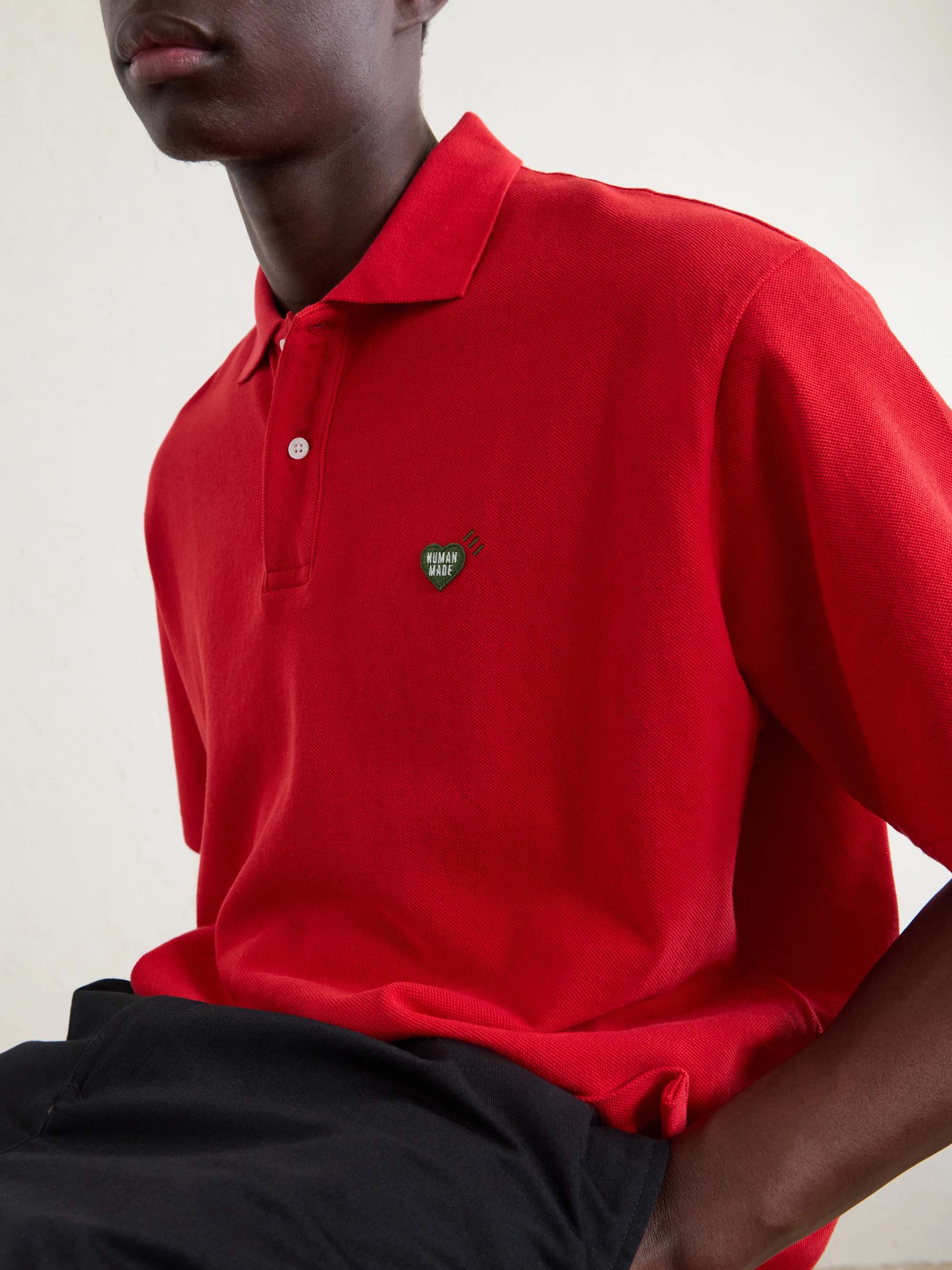 HUMAN MADE Logo-Appliquéd Cotton-Piqué Polo Shirt for Men | MR PORTER