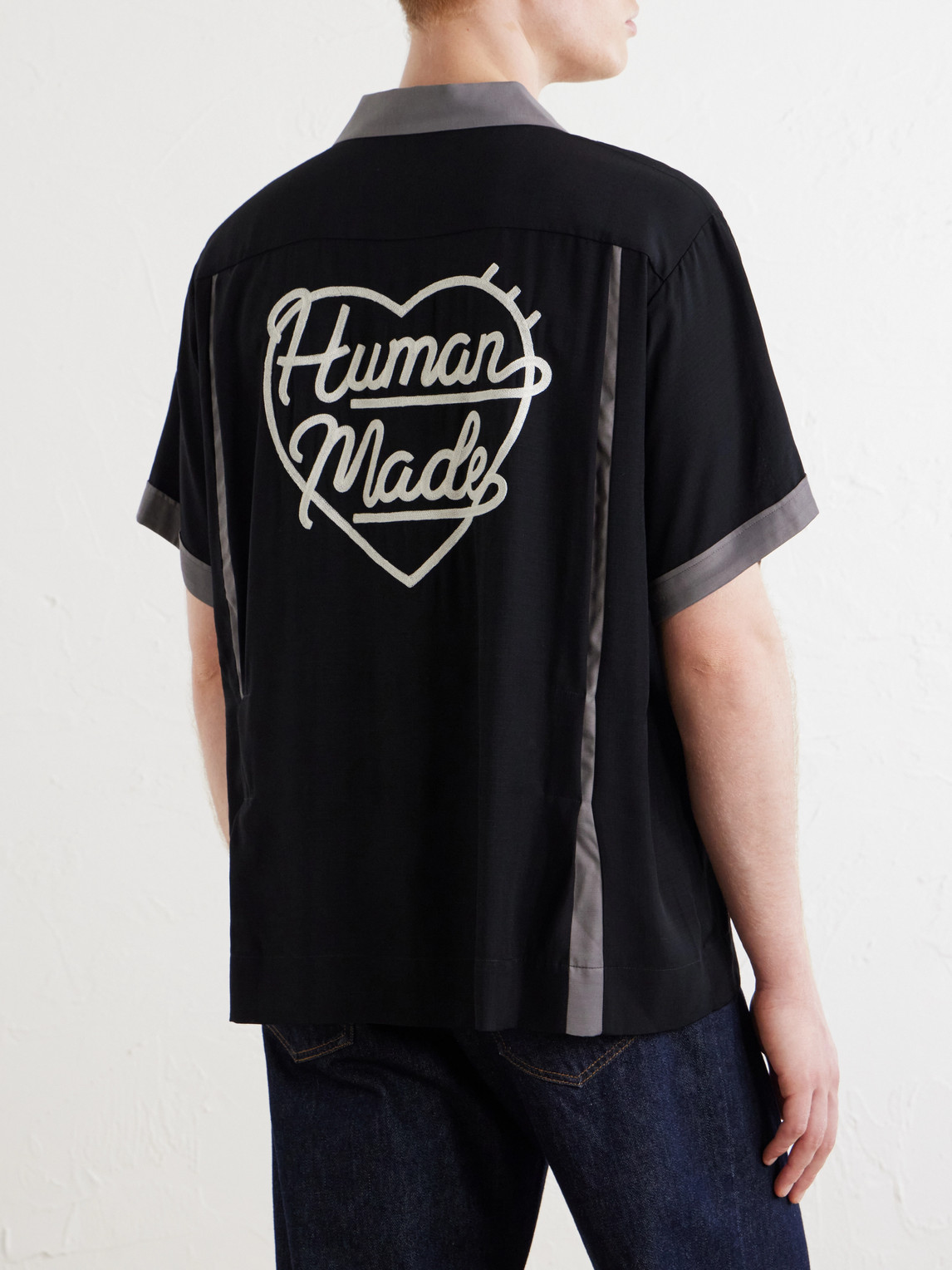 Logo-Embroidered Poplin Shirt