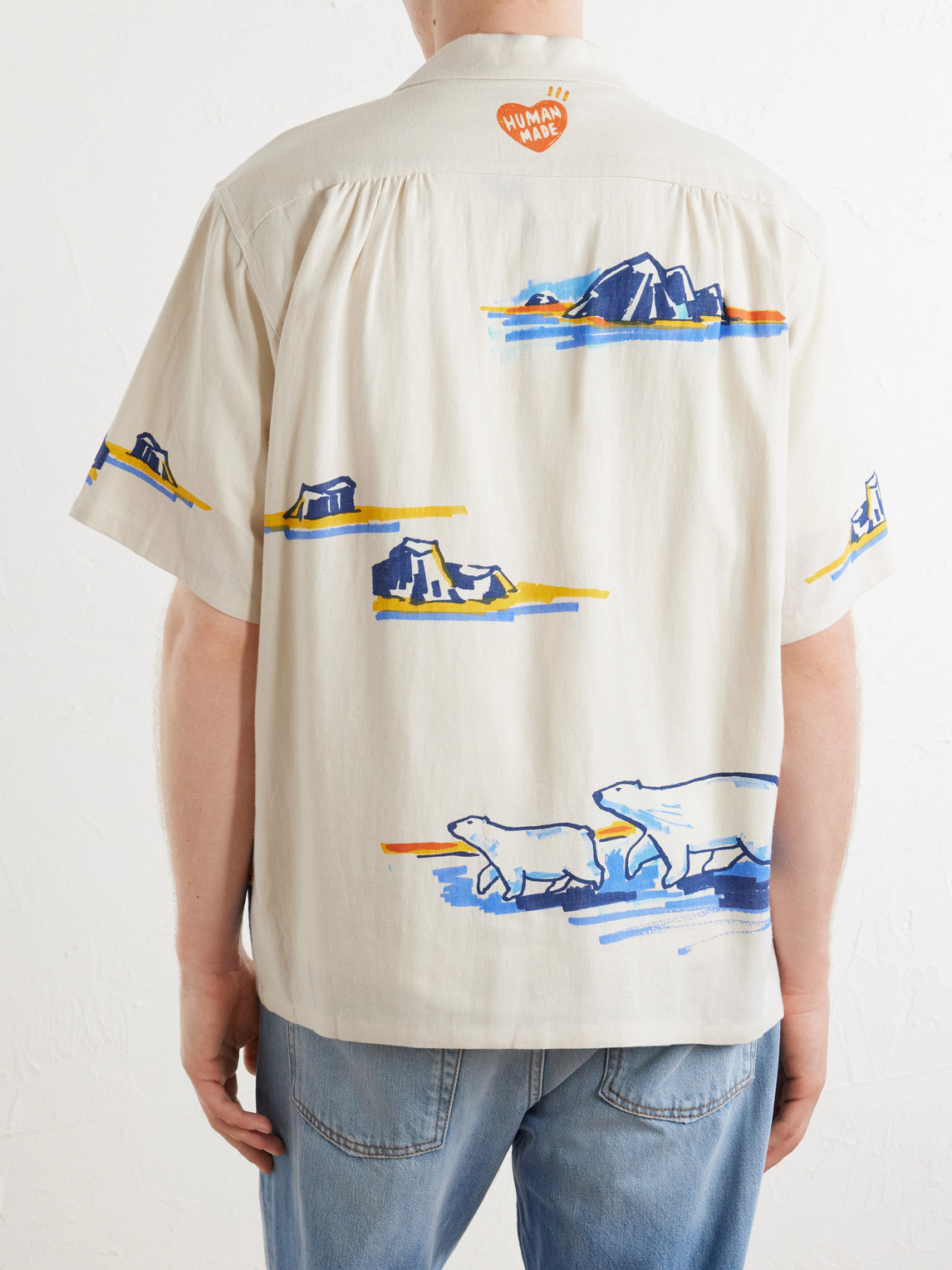 Camp-Collar Printed