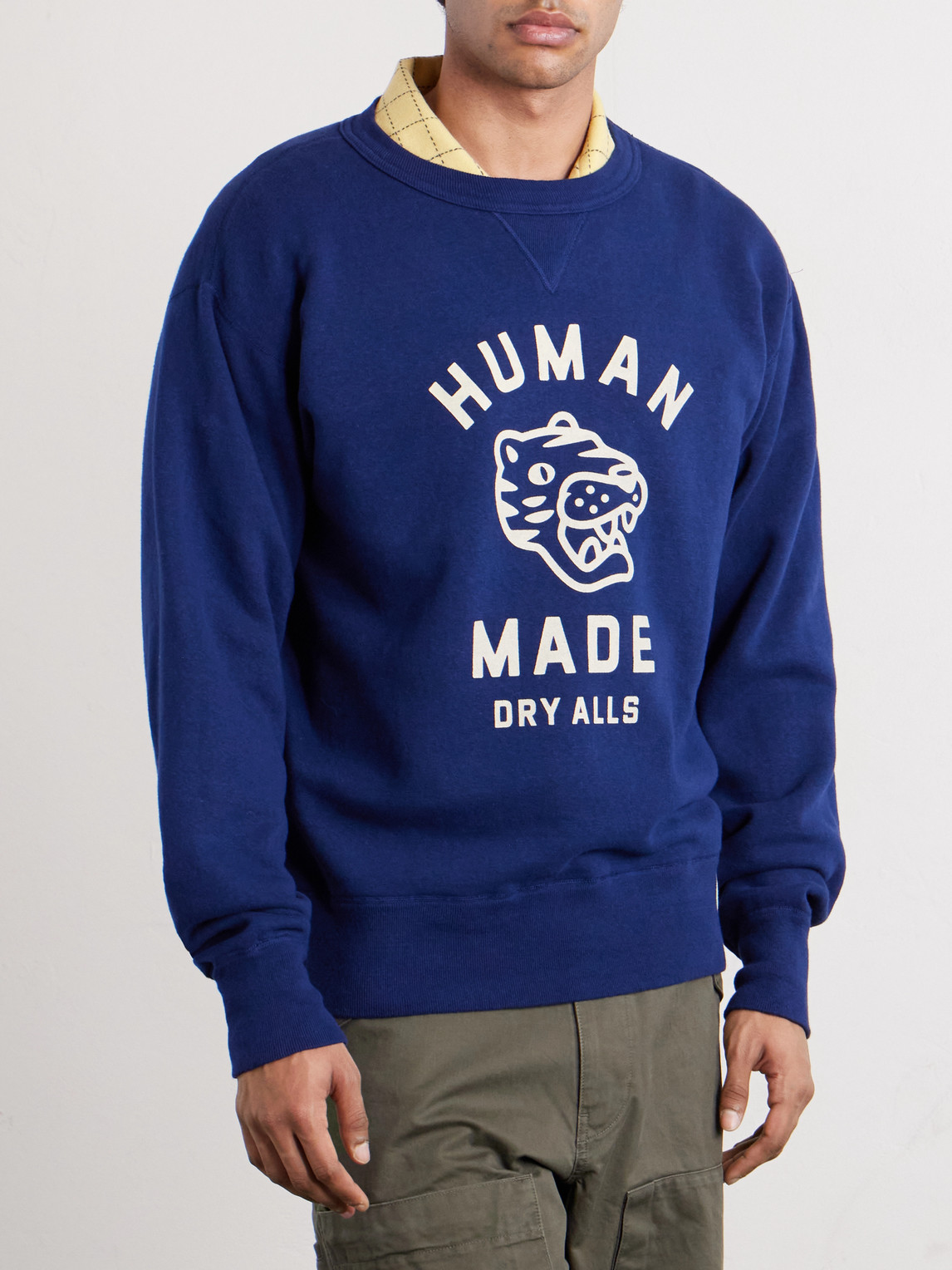  Human Made - Tsuriami Cotton Sweatshirt - Men - Blue - S 
