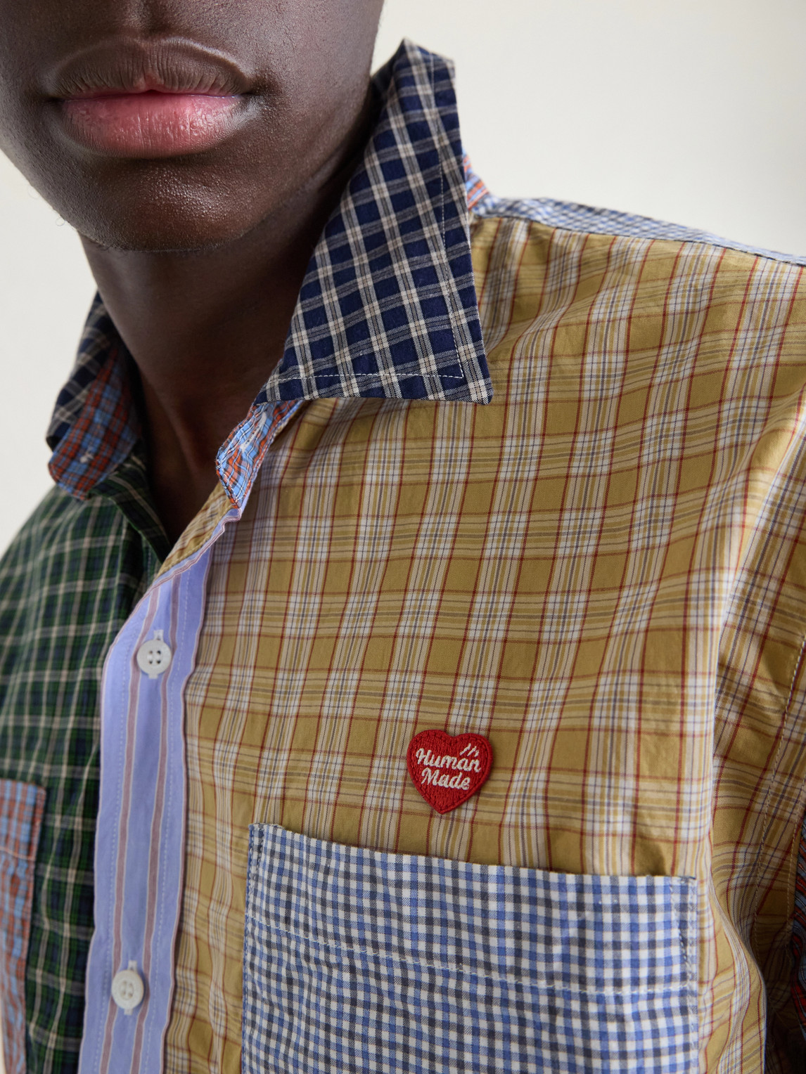 Logo-Appliquéd Checked Cotton Shirt
