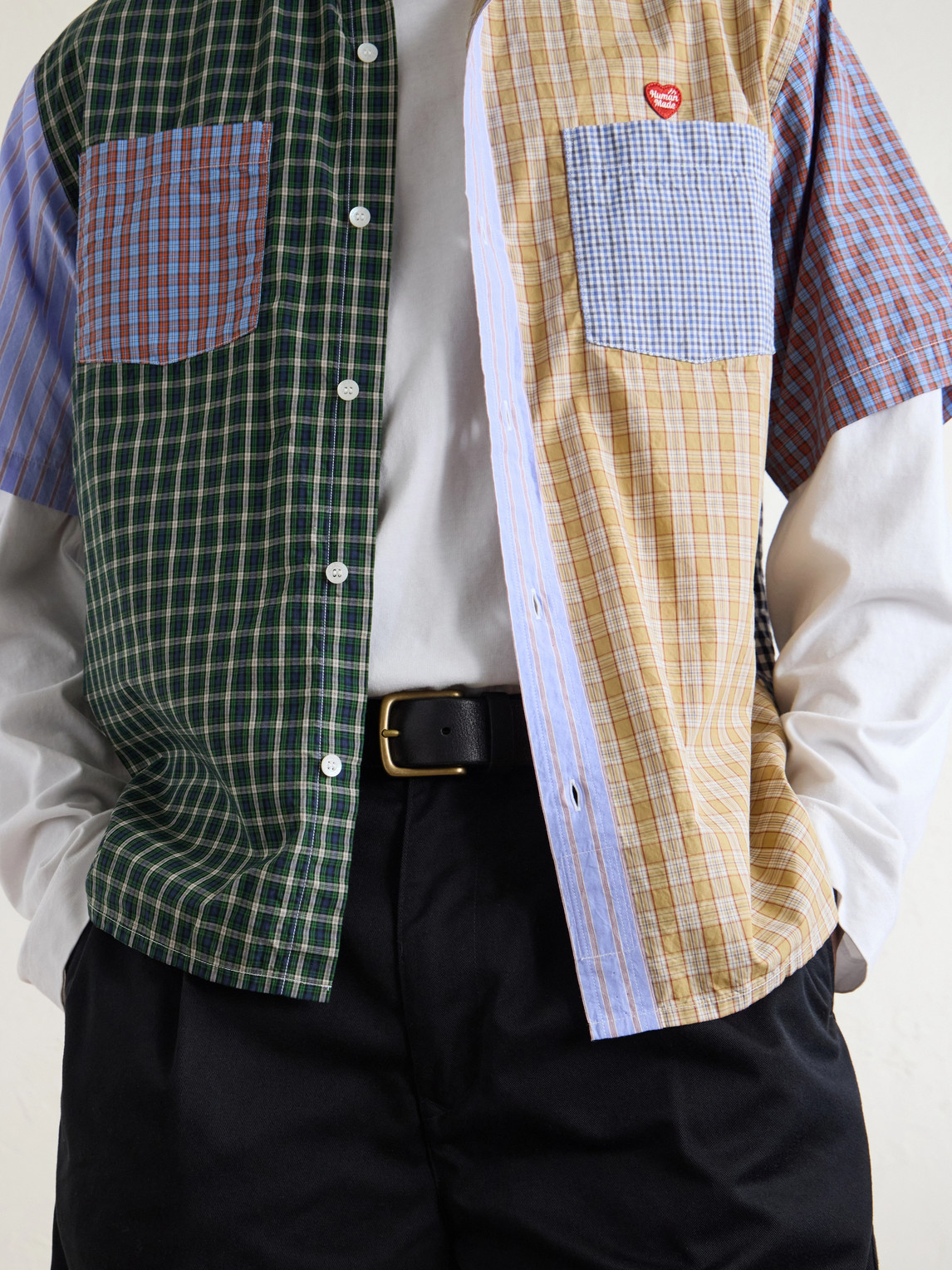 Logo-Appliquéd Checked Cotton Shirt