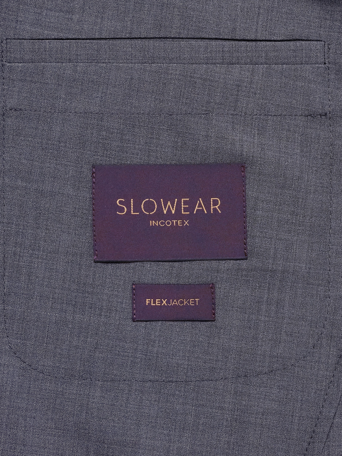 Slowear Wool-blend Suit Jacket In Gray