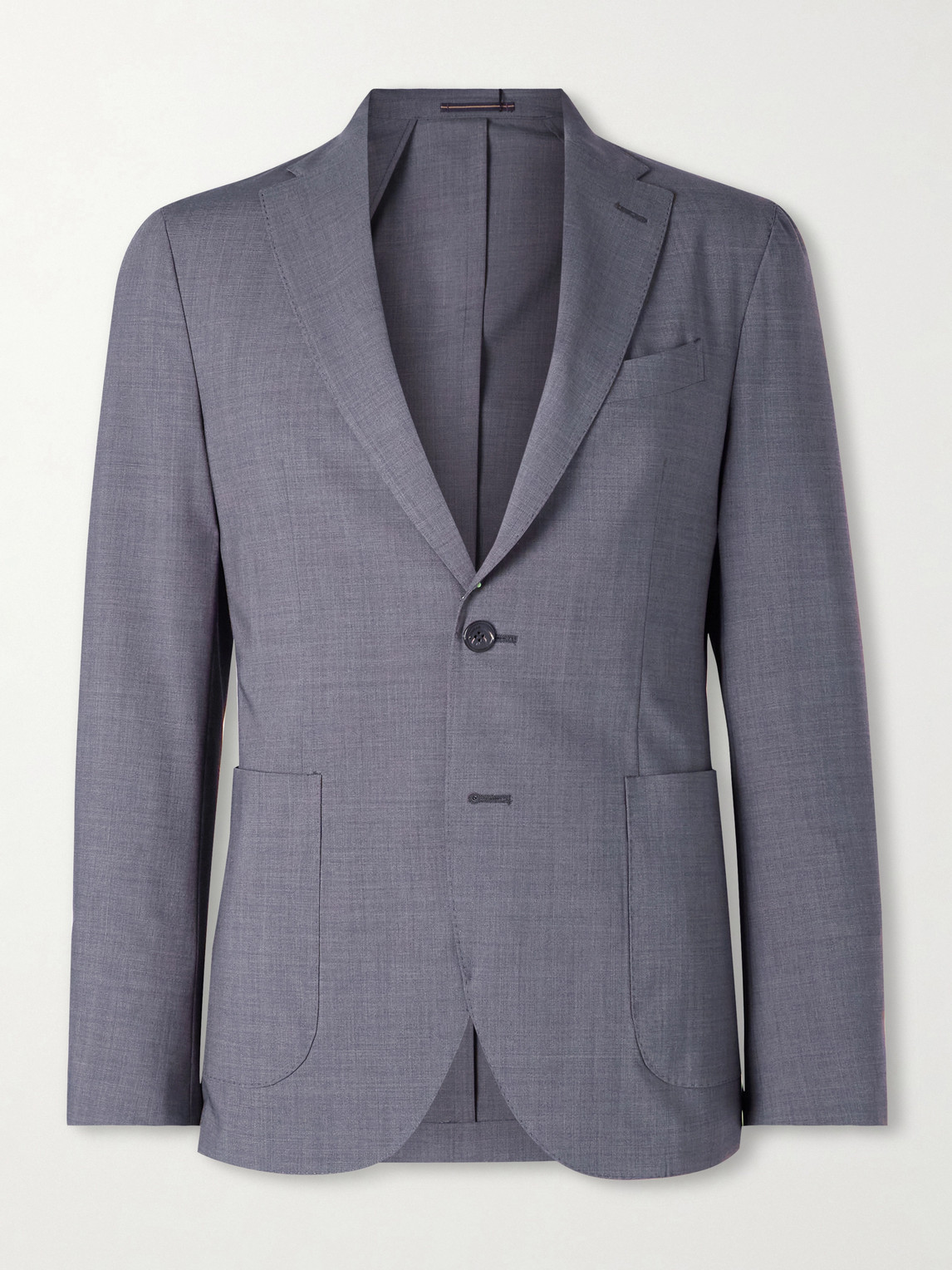 Slowear Wool-blend Suit Jacket In Gray